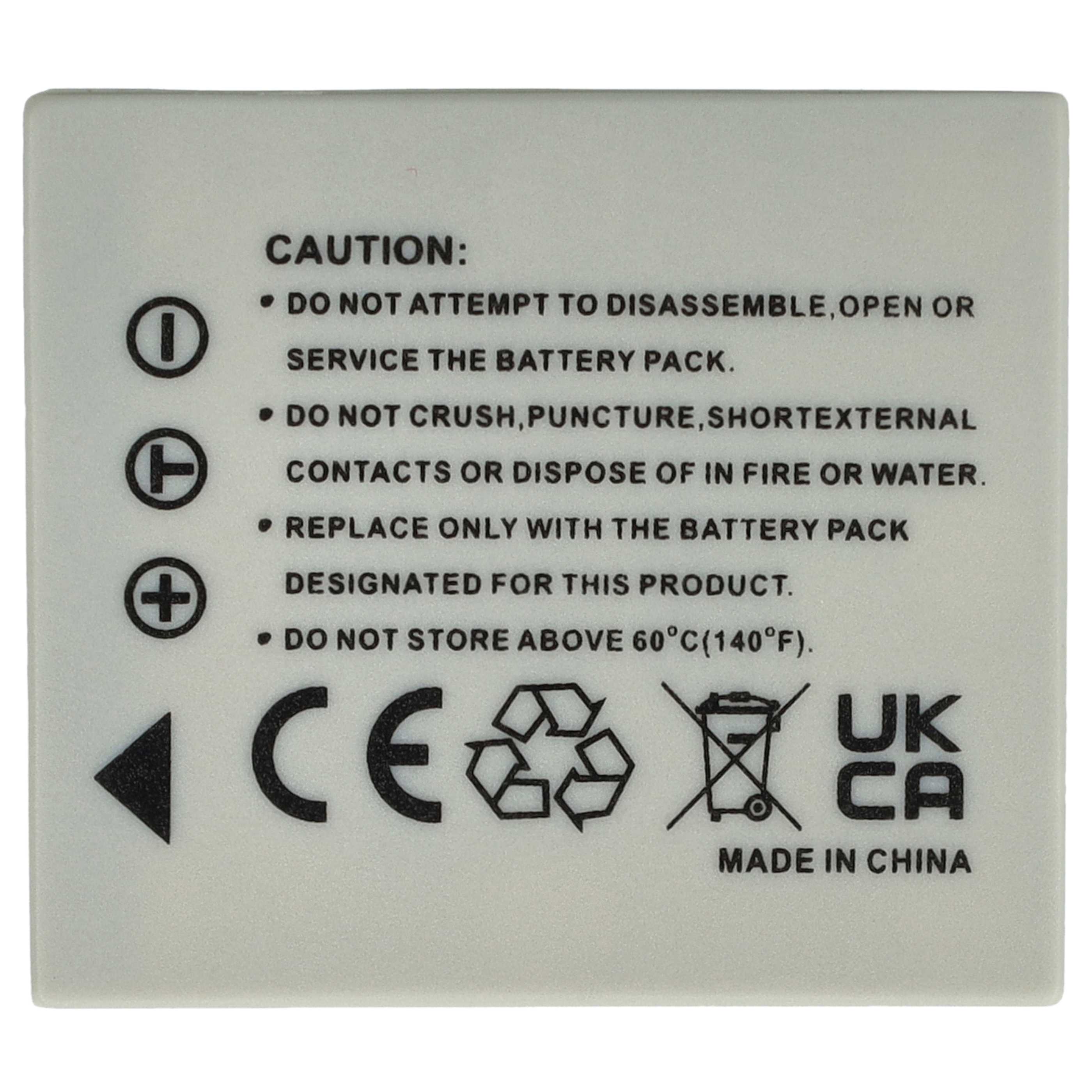 3x Battery replaces Creative CAS101 - 500mAh, 3.6V, Li-Ion