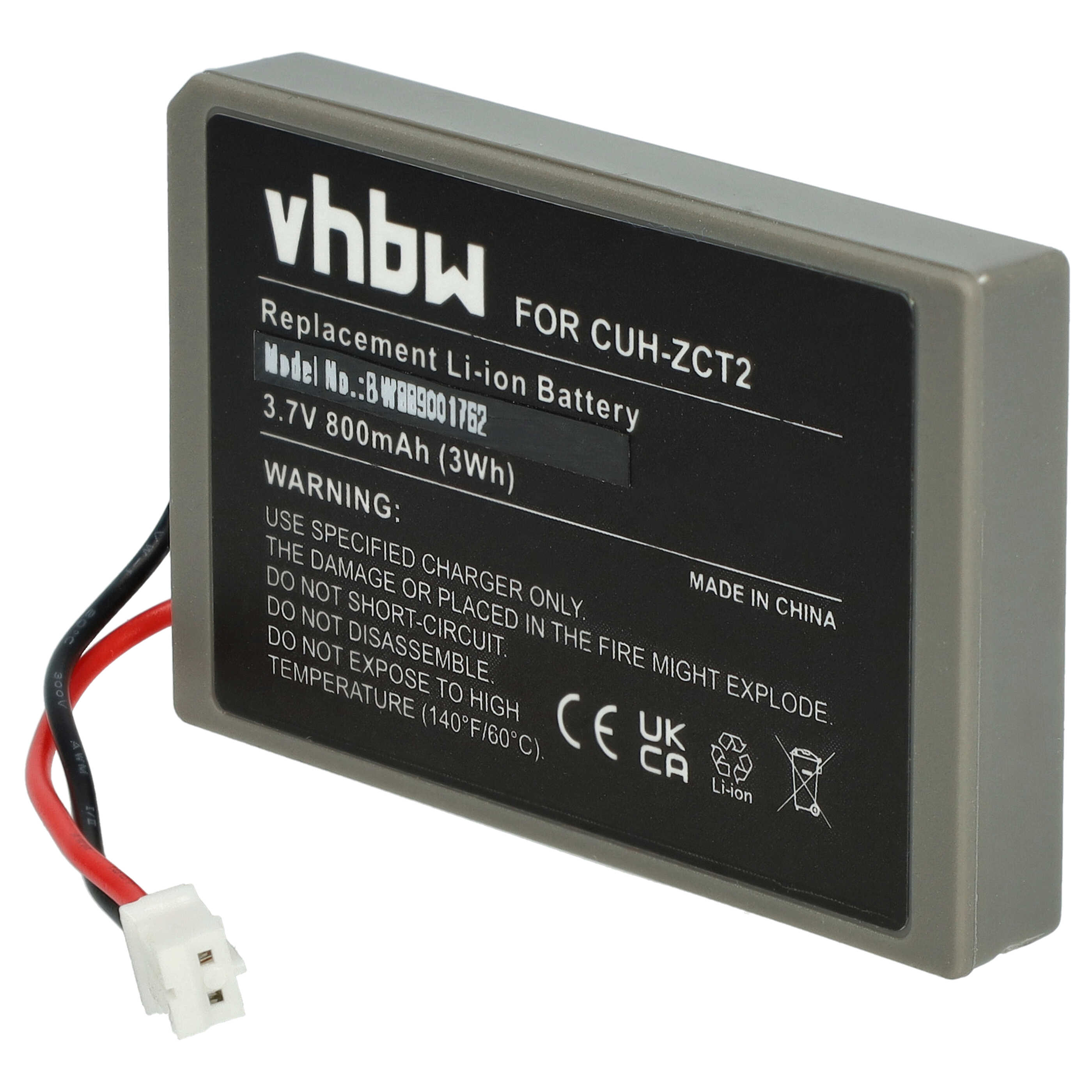 Gamer Joypad Battery replaces Sony KCR1410, LIP1522 - 800 mAh 3.7 V Li-Ion