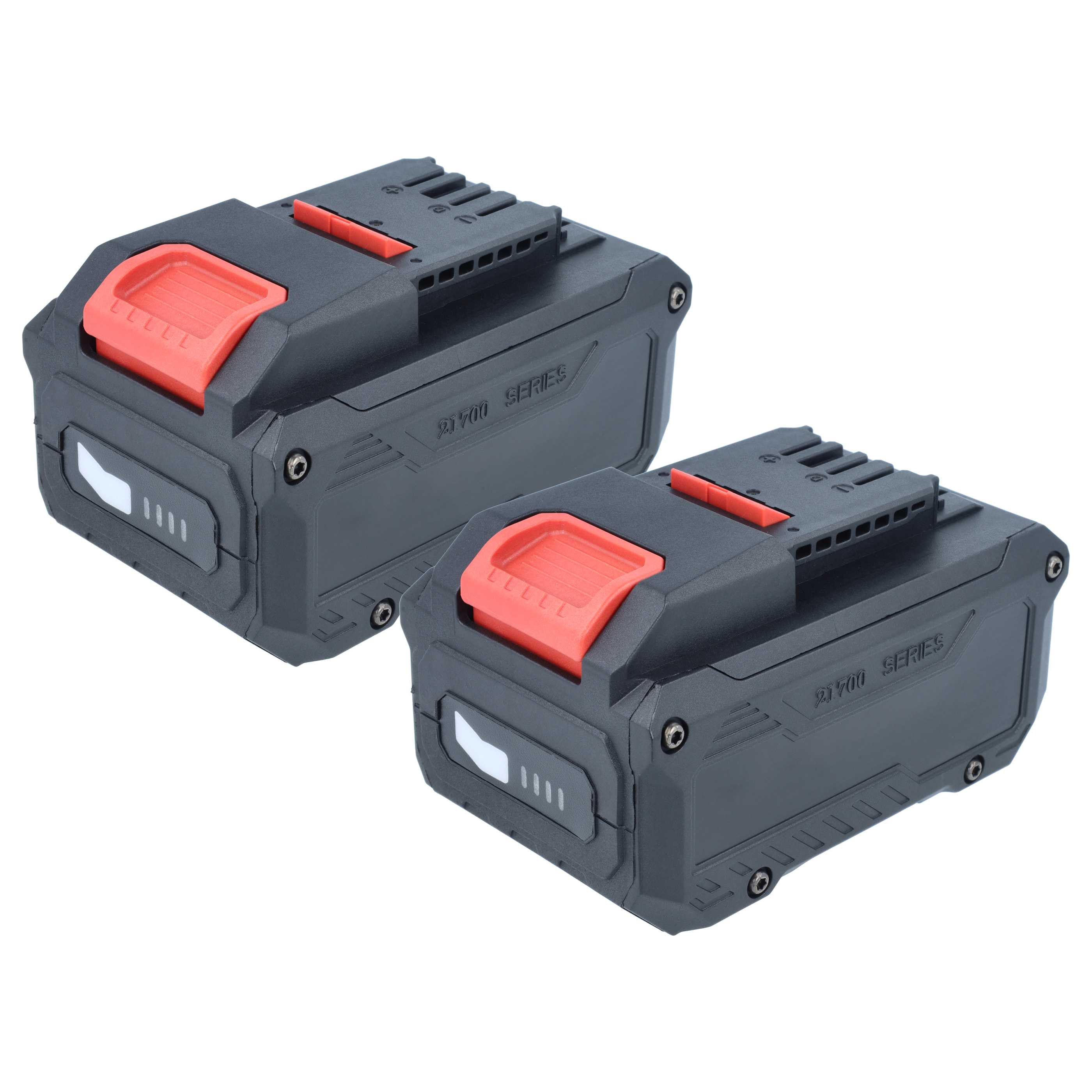 Akku (2x Stück) 18V passend für Flex AP18/8.0, BRE 50-F 18-EC C, BSE 50-F 18-EC C, CHE 2-26 18.0-EC, CHE 18.0-