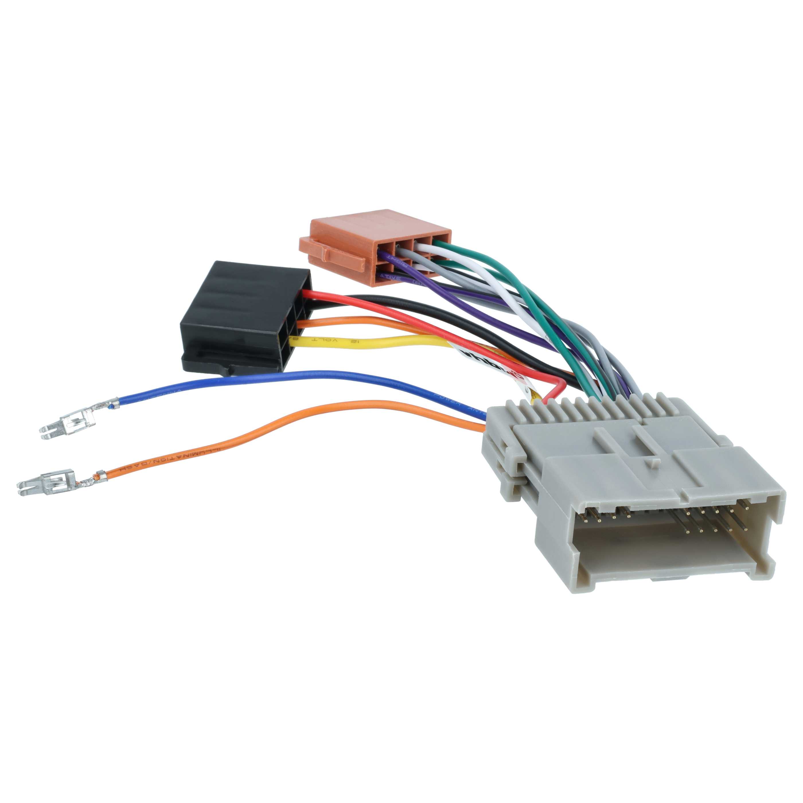 Adaptateur ISO pour autoradio Chevrolet, Buick, GMC, Hummer - fiche ISO 10487