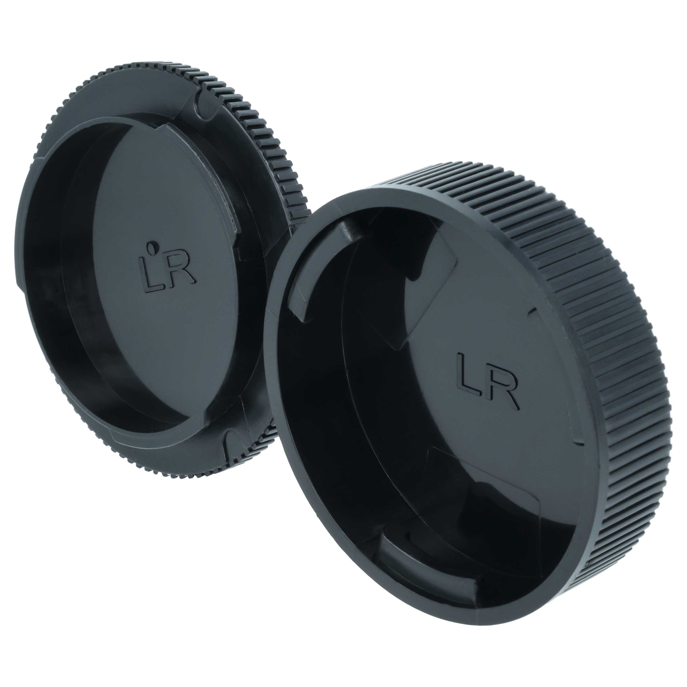 vhbw Lot de bouchons d'objectif compatible avec Carl Zeiss / Leica objectifs - Caches avant et arrière