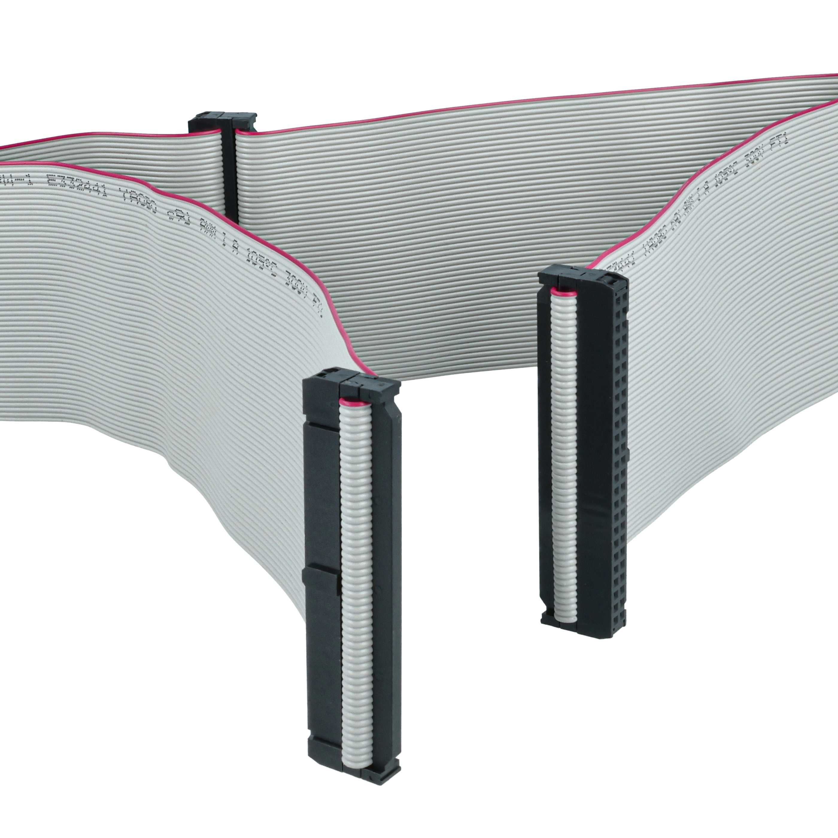 SCSI Flat Ribbon Cable for Indoor Installation of 5 SCSI Devices - 50 Pin, 75 cm