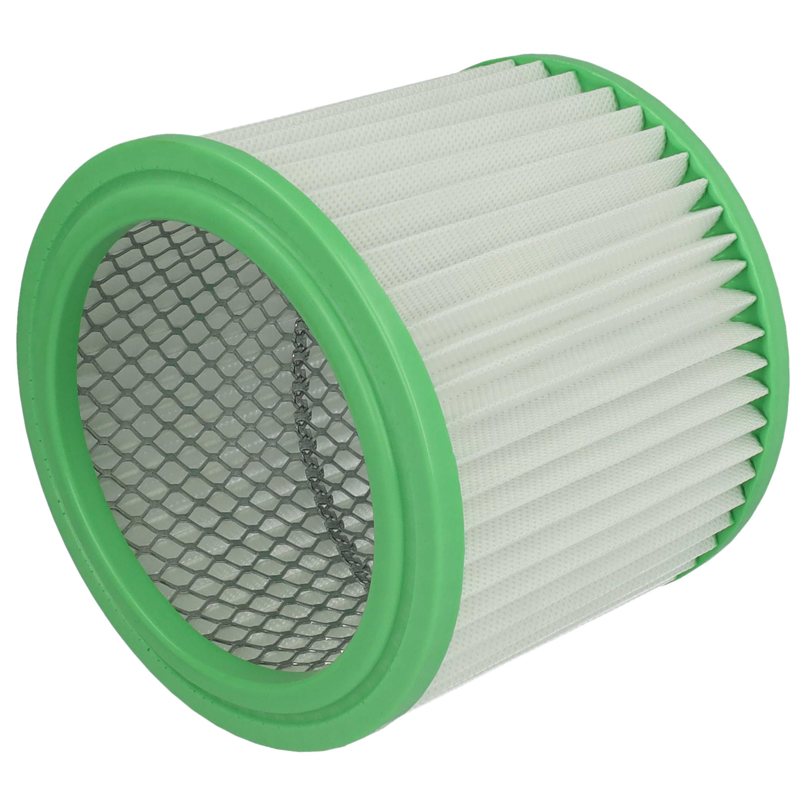 4x Filtercartridge filter replaces Einhell 235163001013 for Parkside Chimney Sweep Vacuum, white / green