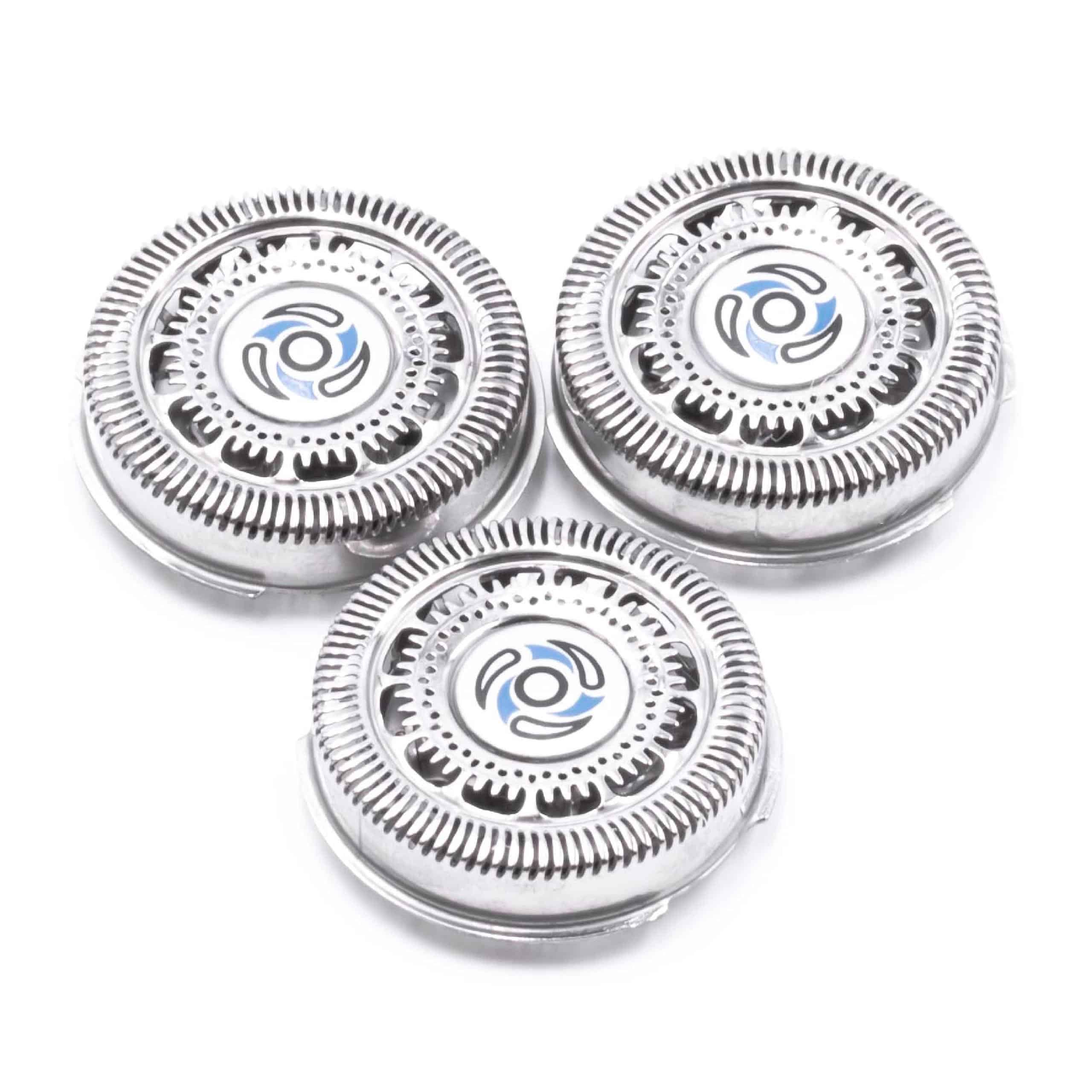 3x shaving head as Replacement for Philips SH70/50, SH70/60, SH70, SH71 for Philips Shaver - Stainless Steel