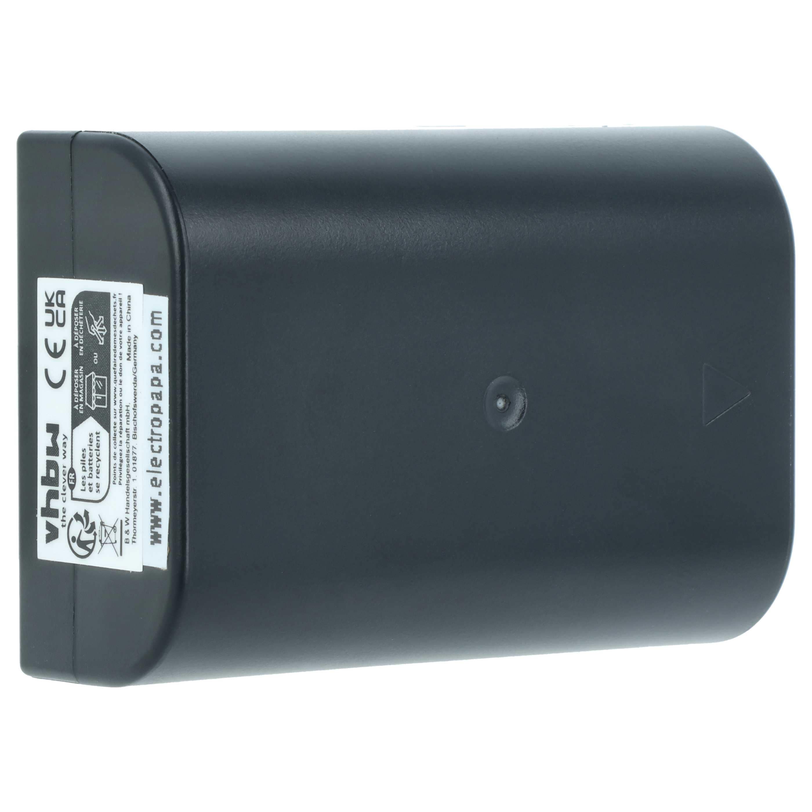 3x Battery replaces Panasonic DMW-BLF19E, DMW-BLF19 - 2000mAh, 7.2V, Li-Ion