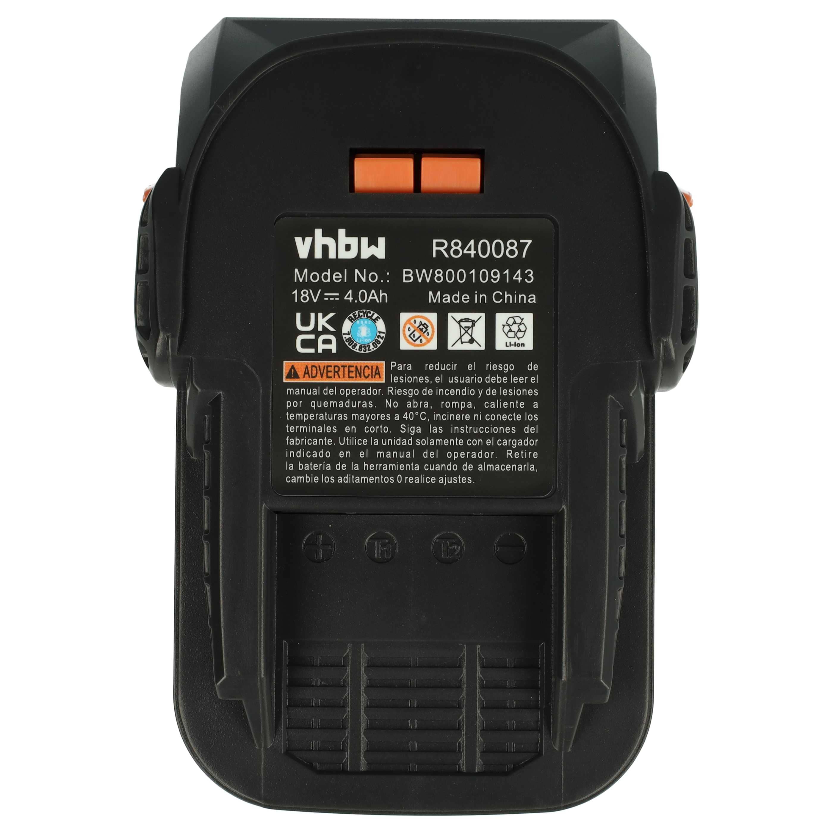 Batterie (2 pcs.) remplace AEG B1814, B1817G, B1814G, B1817, L1815 outil électrique Ridgid - 4Ah 18V Li-ion