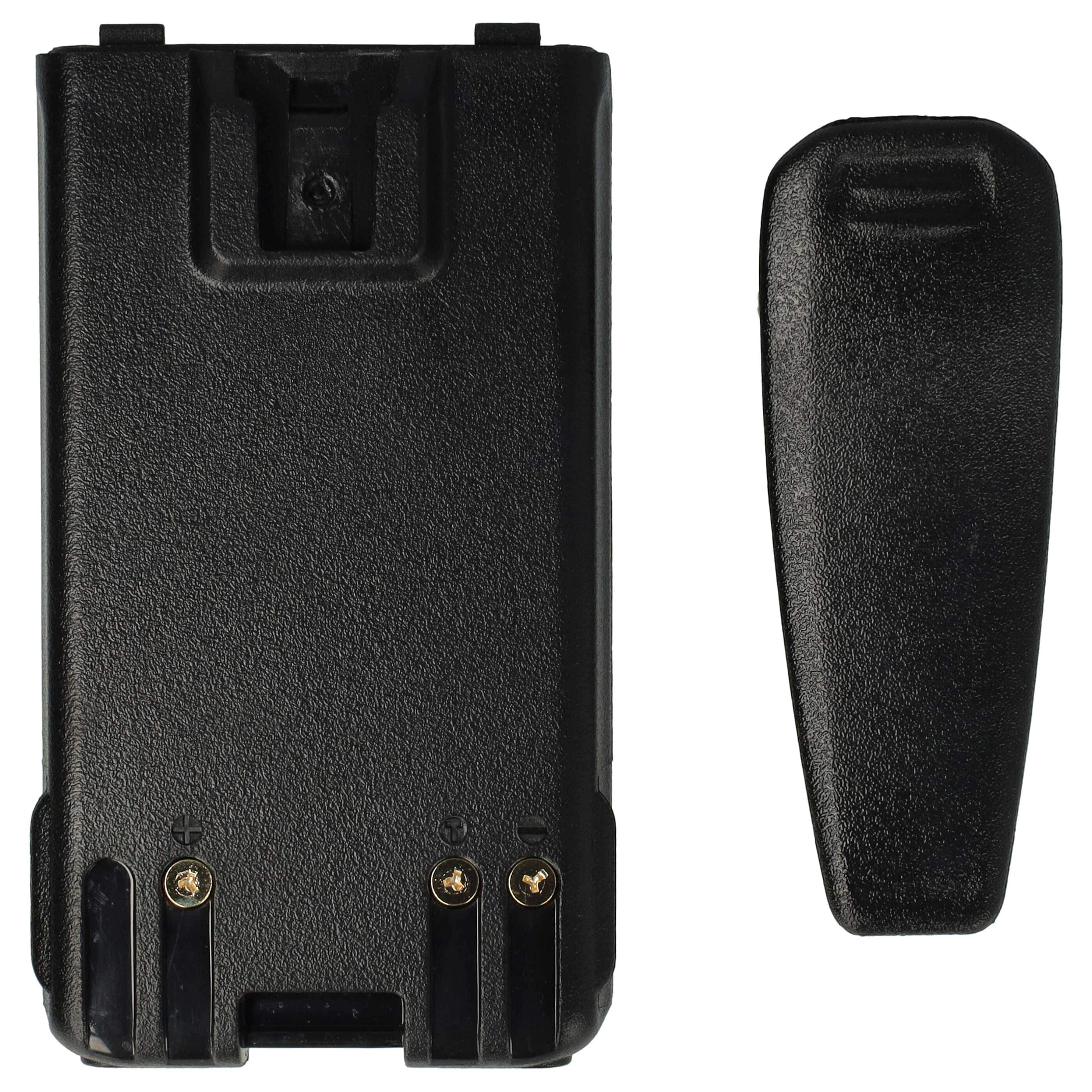 Radio Battery replaces Icom BP-264 - 1600 mAh 7.2 V NiMH + Belt Clip