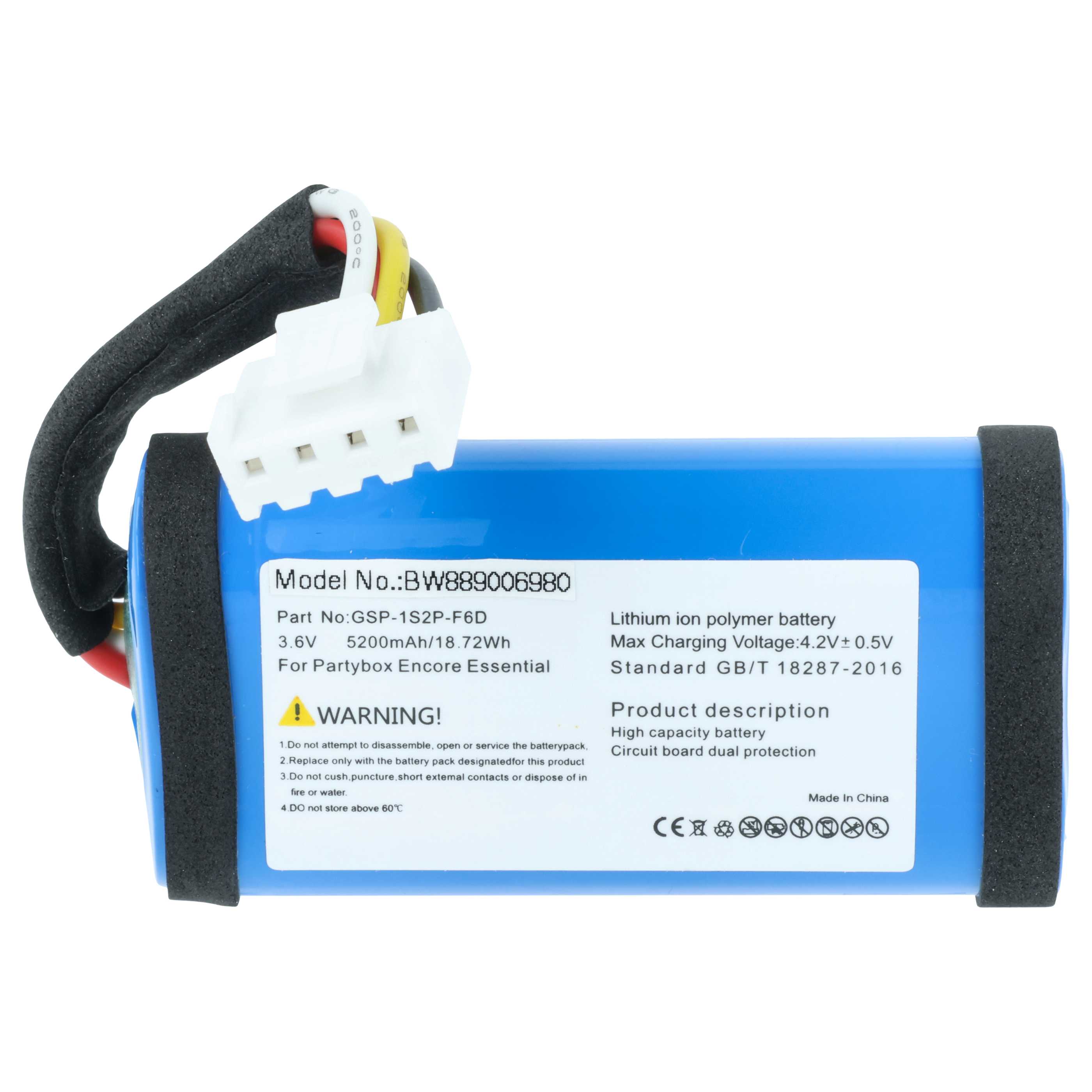 Akumulator do głośnika zamiennik JBL GSP-1S2P-F5A - Li-Ion 5200mAh