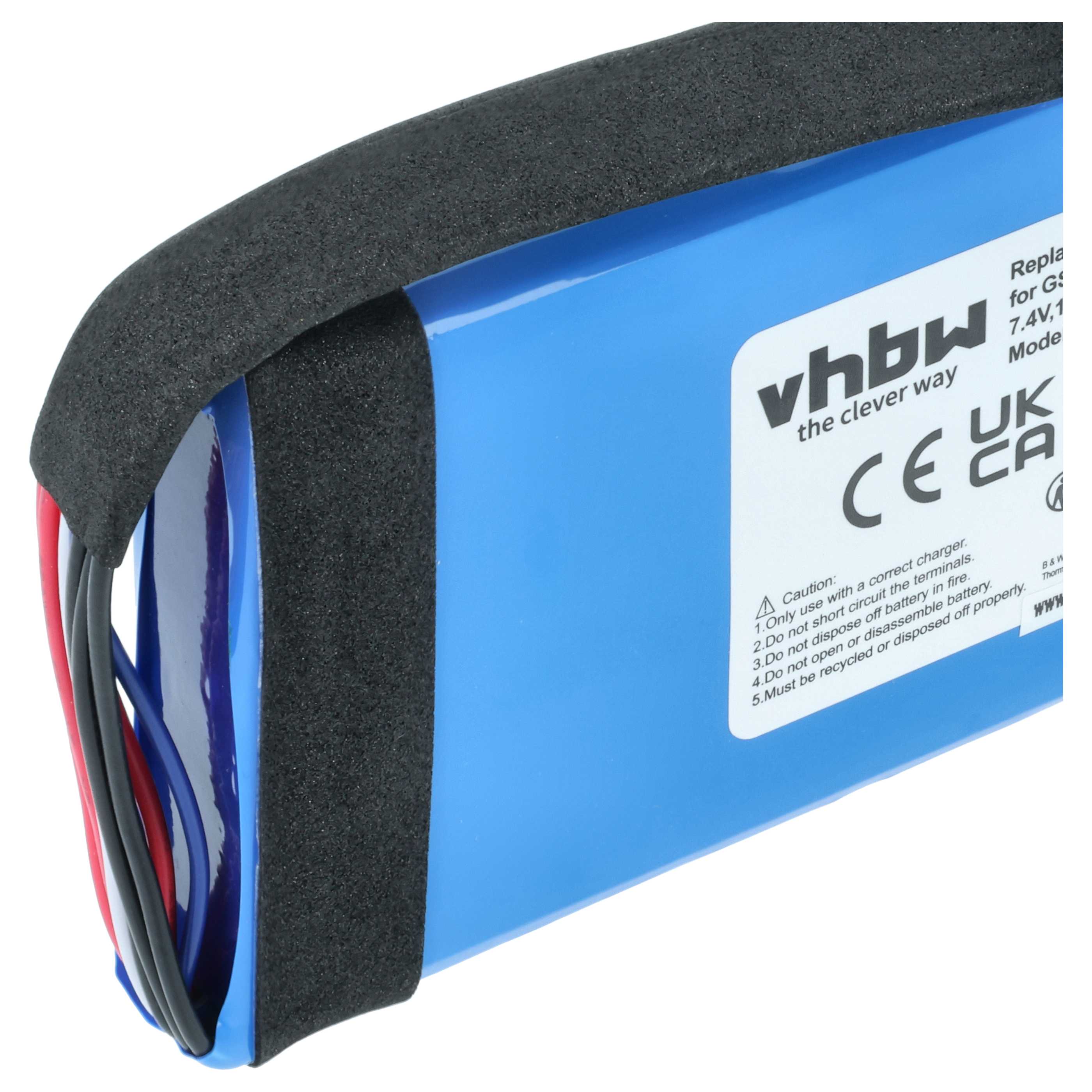 Batteria sostituisce JBL GSP0931134 01 per altoparlanti - 10000mAh 7,4V Li-Poly