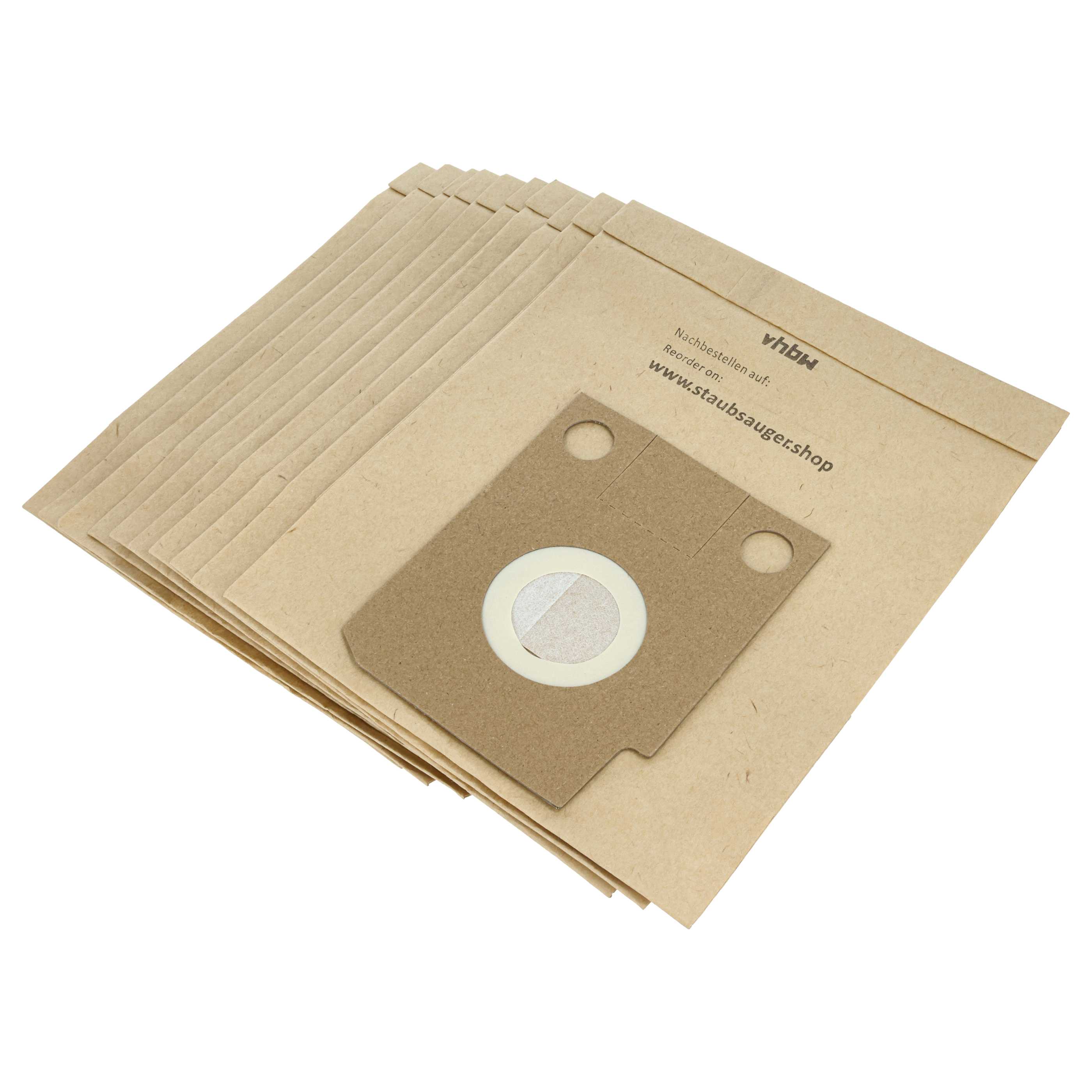 10x Sacchetto sostituisce Hoover Gr. H7 per aspiratore, carta
