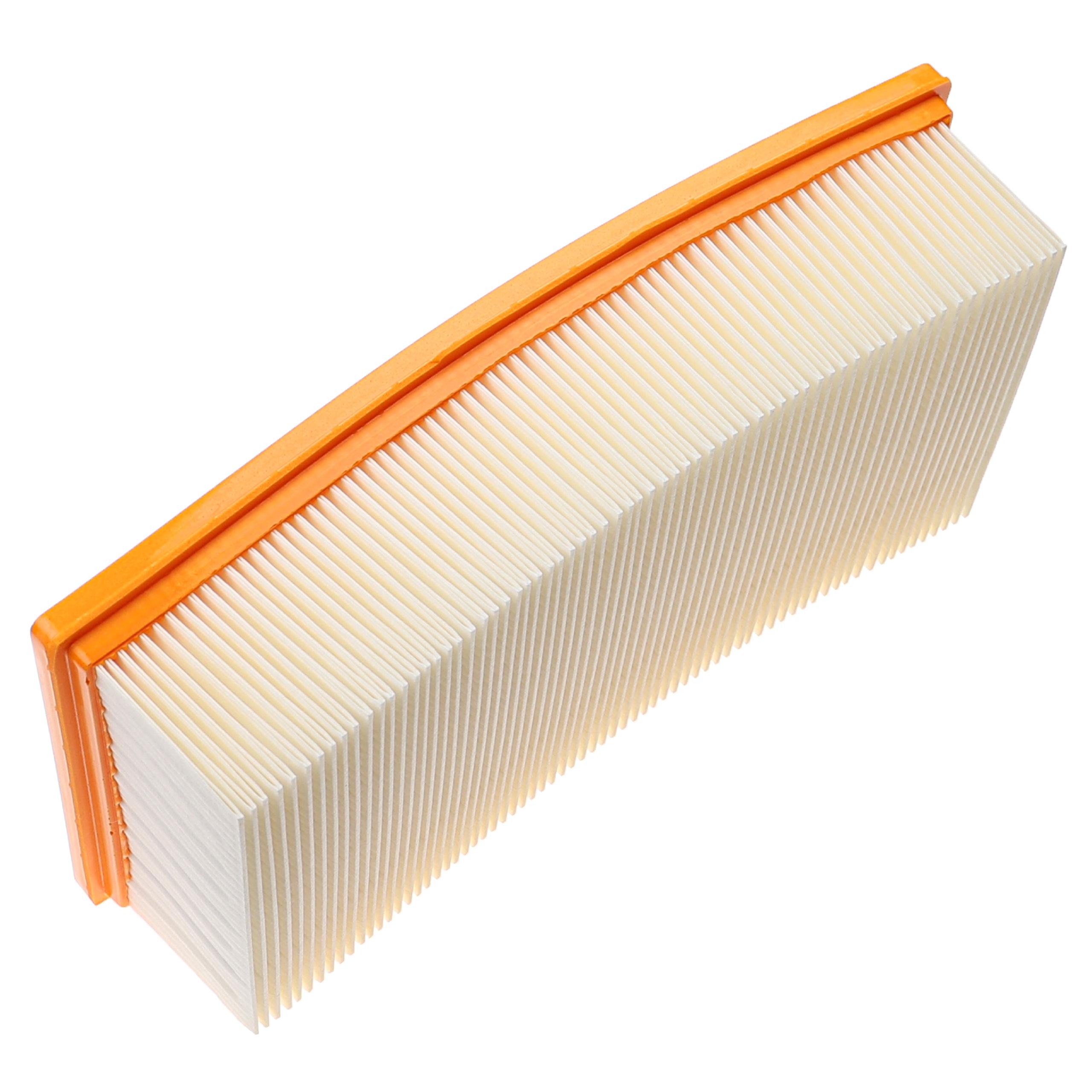 2x Filtre remplace Kärcher 6.904-284.0 pour aspirateur - filtre à plis plats