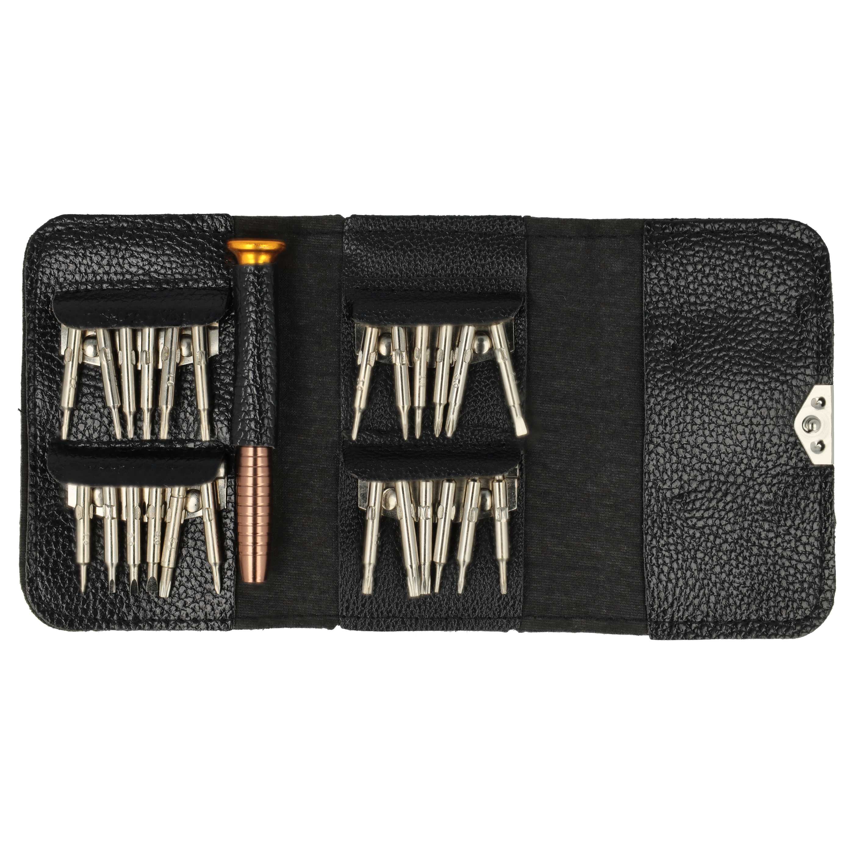 Set de destornilladores, 25 en 1, set de herramientas mecánicas de precisión para iPhone, teléfono móvil, gafa