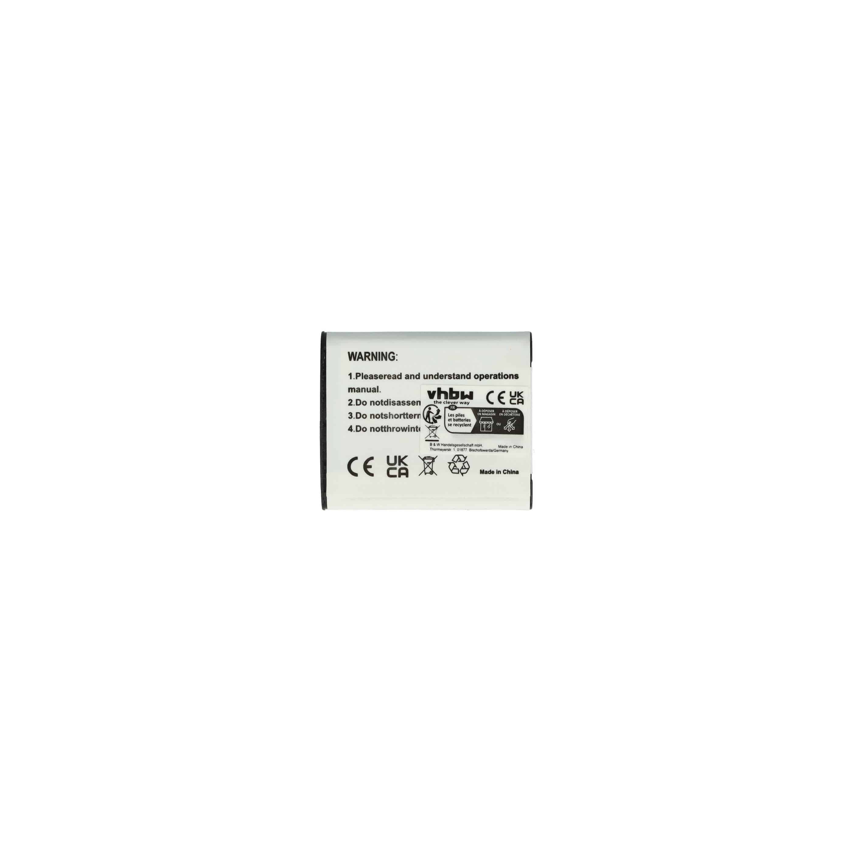 Kamera-Akku (2 Stück) als Ersatz für Casio NP-10, NP-150 - 600mAh 3,7V Li-Ion