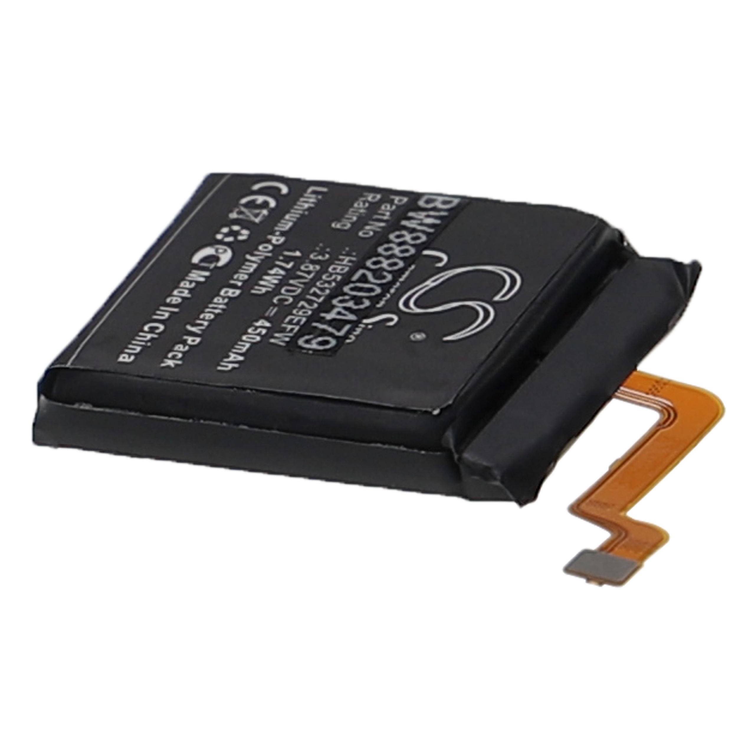 Smartwatch Battery Replacement for Huawei HB532729EFW-A, HB532729EFW - 450mAh 3.87V Li-polymer