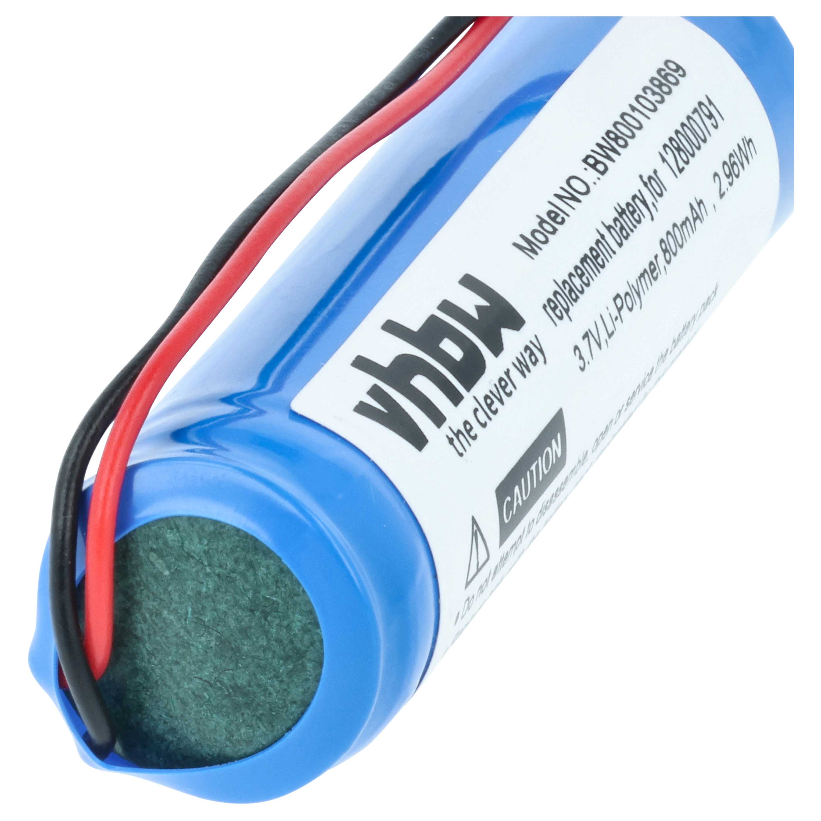 2x Akku als Ersatz für Datalogic 90ACC1945, 128000791 für Datalogic Barcodescanner - 750mAh 3,7V Li-Ion