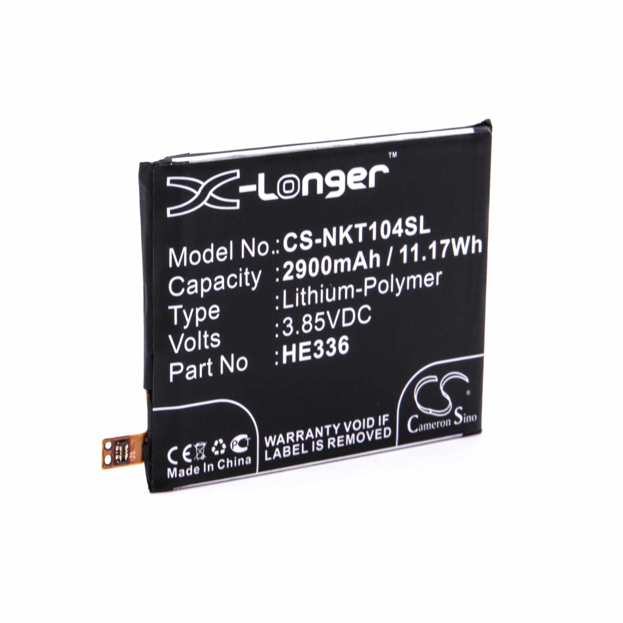 Mobile Phone Battery Replacement for Nokia HE321 - 2900mAh 3.85V Li-polymer