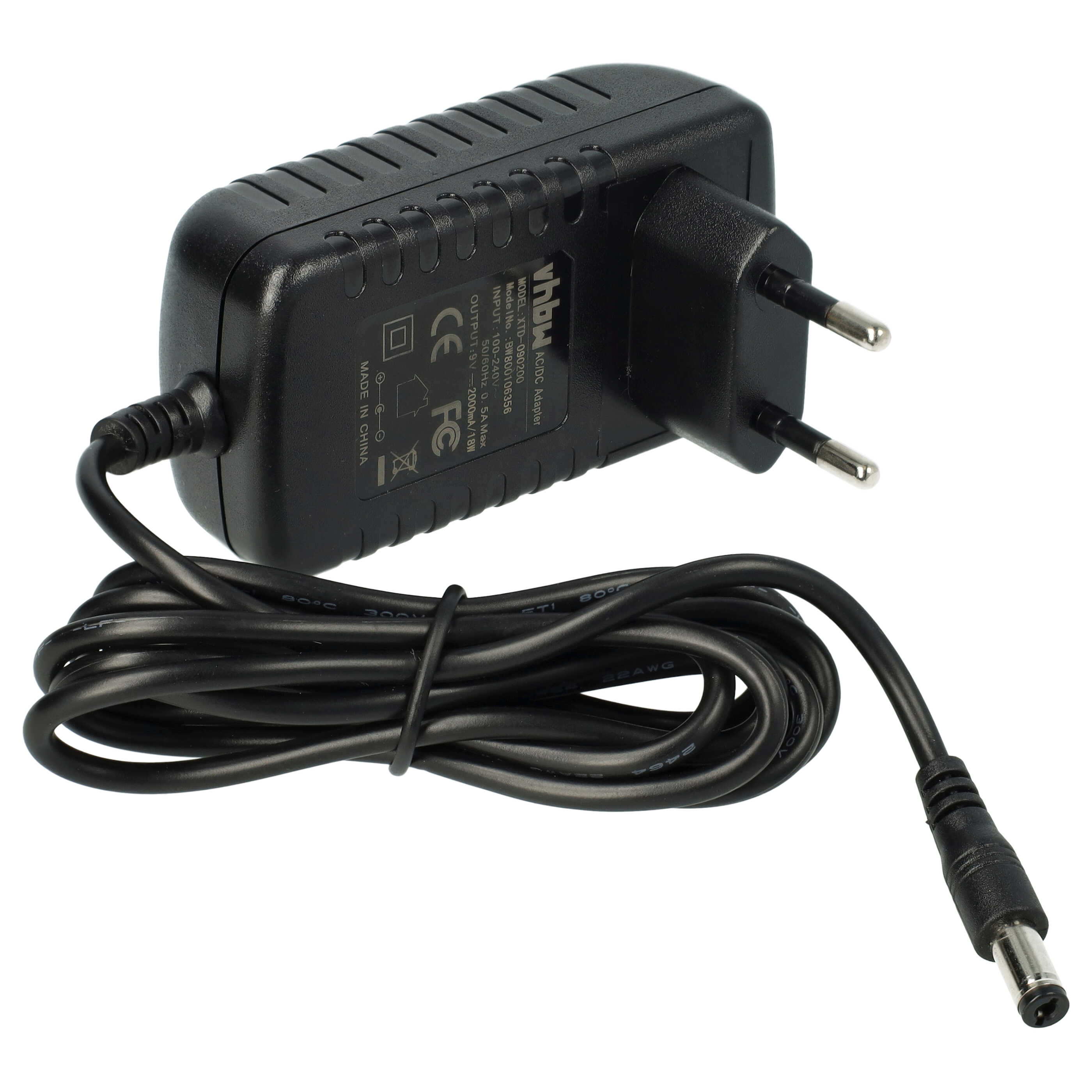Mains Power Adapter replaces Brother AD-24, AD-30, AD-24EU, AD-24ES, AD-24E, AD-20 for Electric Devices -