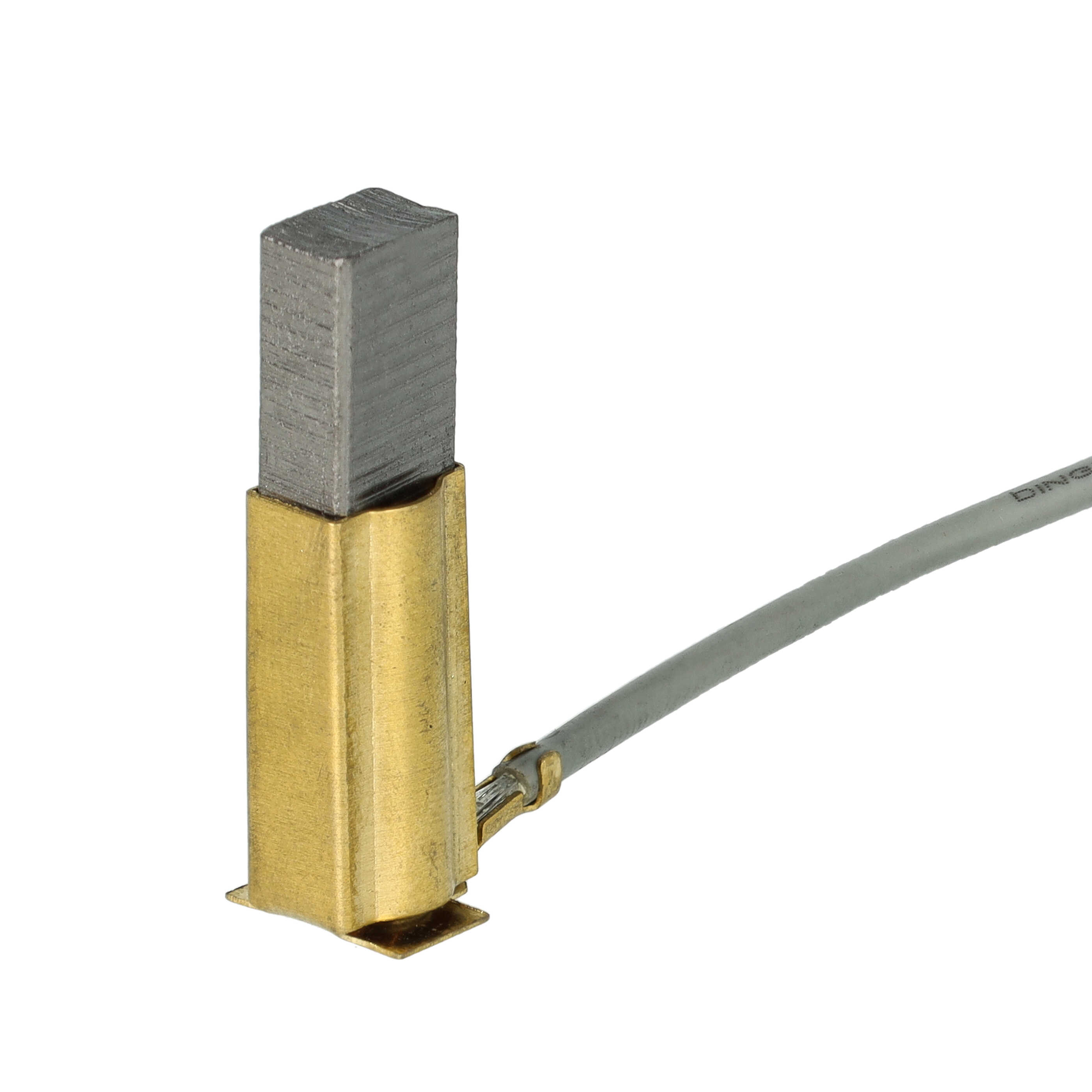 2x Szczotka węglowa zam. Eibenstock 80700035 + sprężyna + uchwyt i końcówka kablowa, 20,3 x 7,7 x 8,8 mm