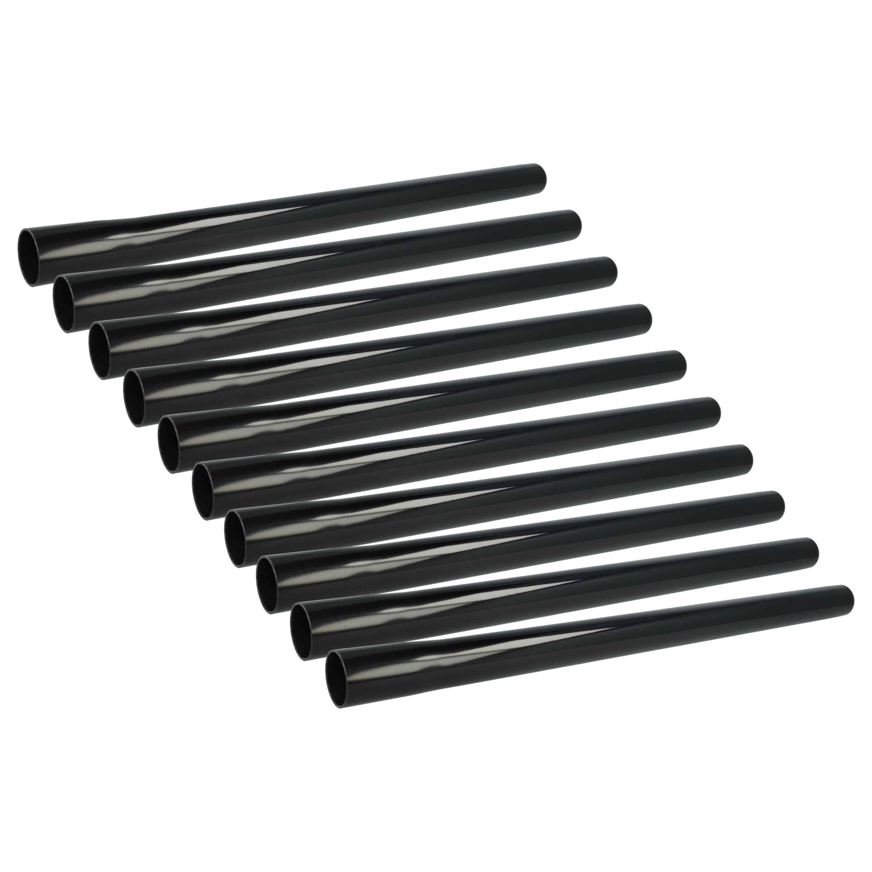 10x Tube replaces Bosch 2 609 256 F27 for Bosch Vacuum Cleaner etc. - 50cm, black