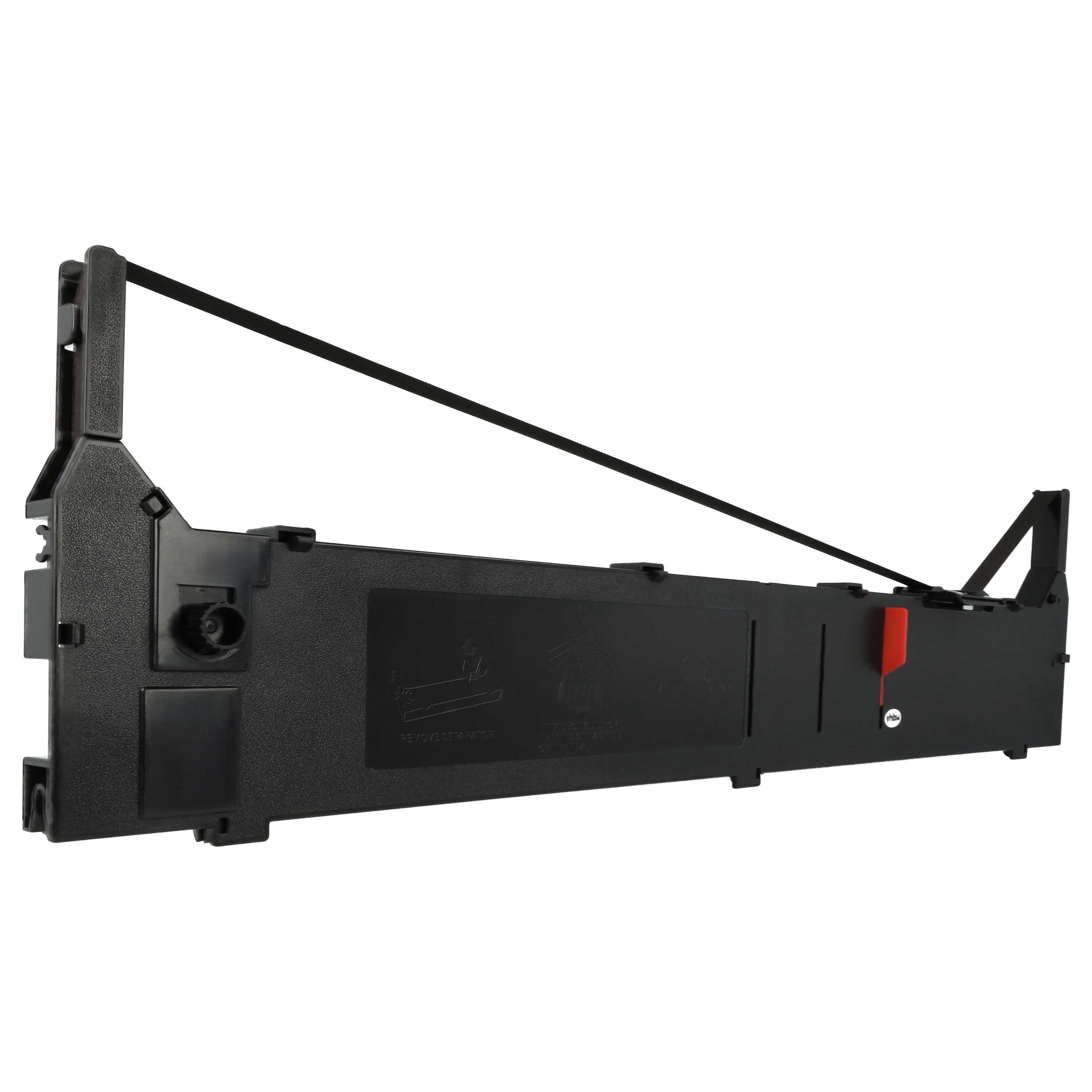 Ink Ribbon replaces Epson C13S015055 for Dot Matrix, Receipt Printer - Black