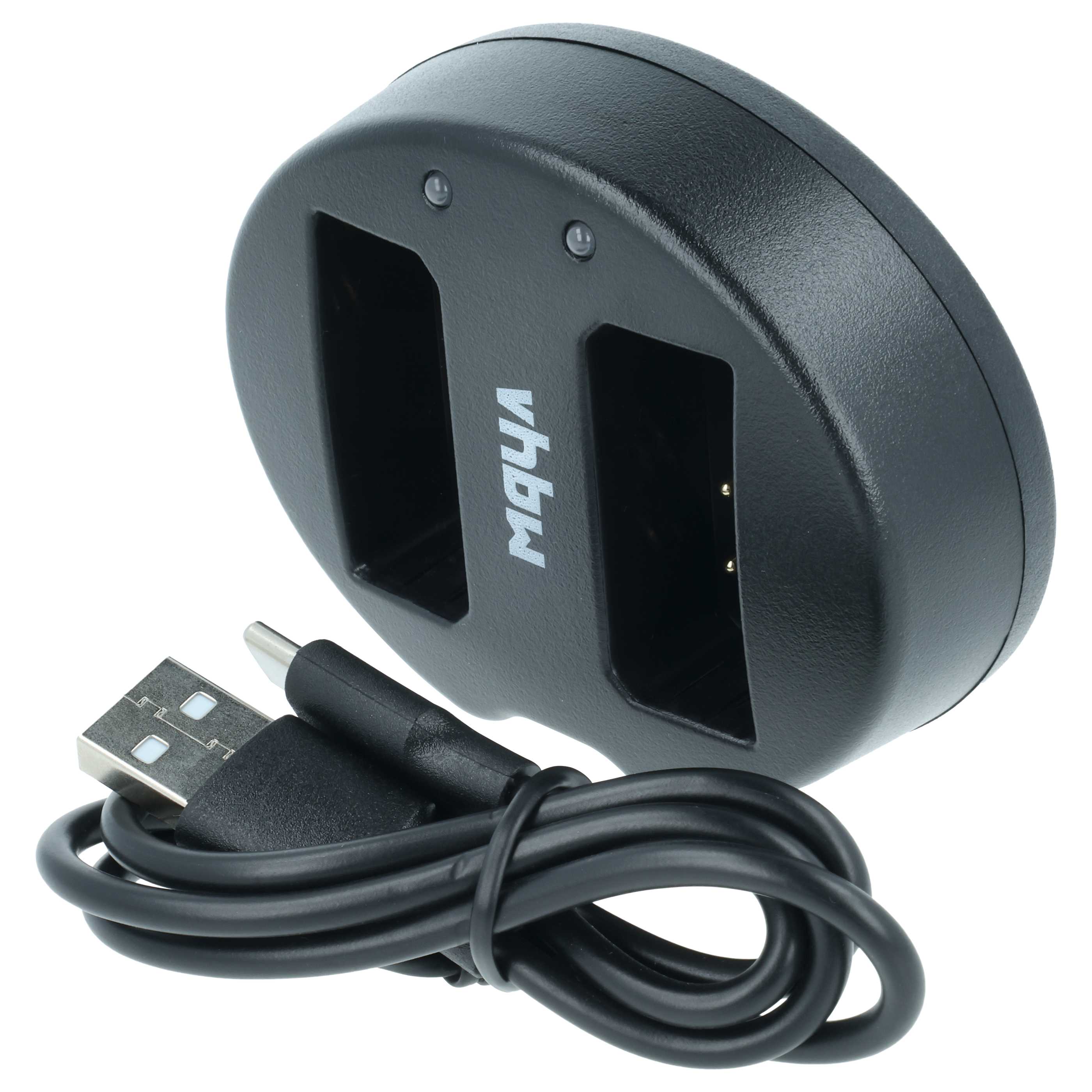 Battery Charger USB-C + Cable USB-C suitable for Canon EOS Kiss X80, Rebel T6, 2000D, 4000D Digital Camera - 0