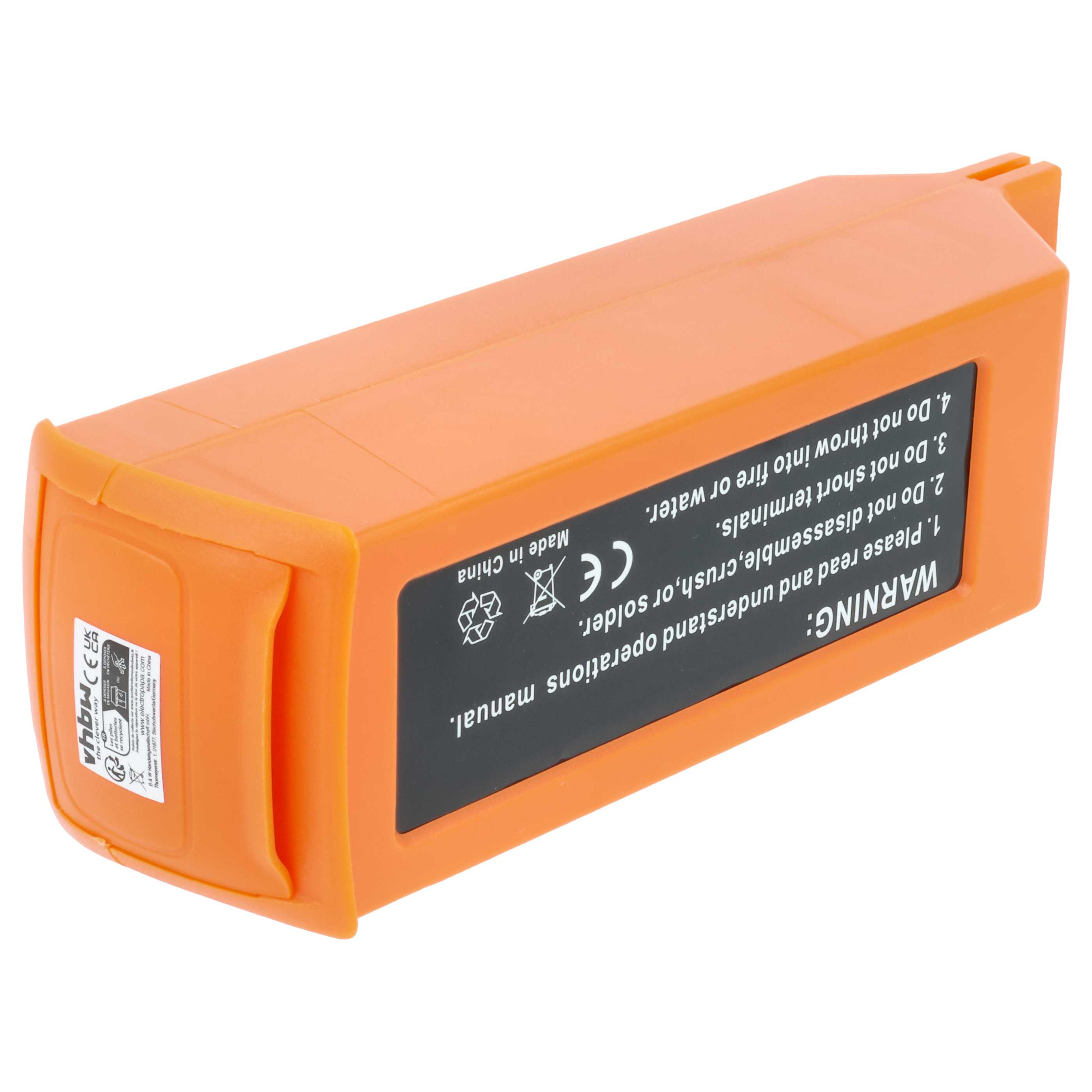 Drone Battery replaces Yuneec Power 4P, YUNH520105, 35085 - 7900 mAh 15.2 V Li-polymer