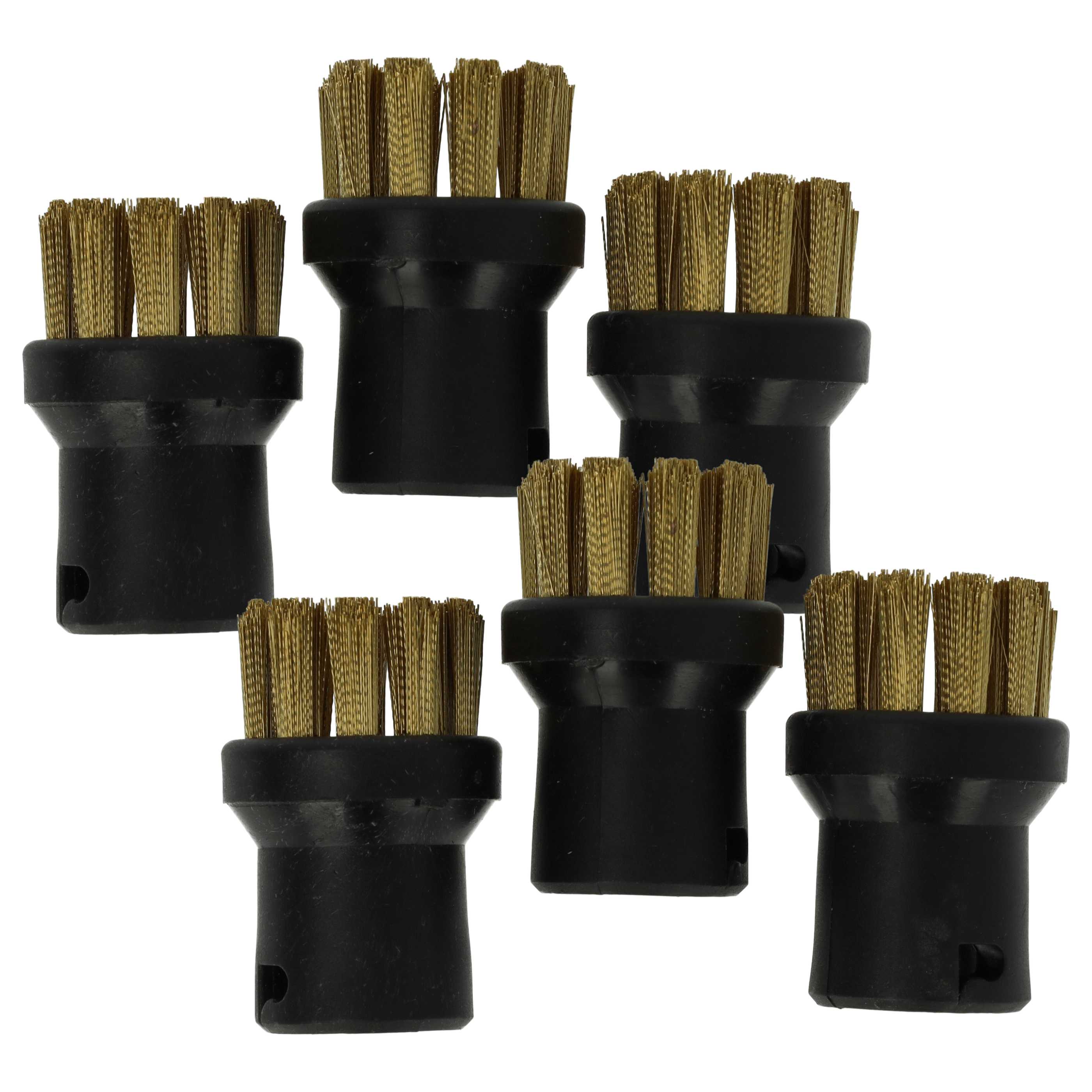 6x Spazzola rotonda sostituisce Kärcher 2.863-075.0, 2.863-061.0 per Kärcher pulitore a vapore