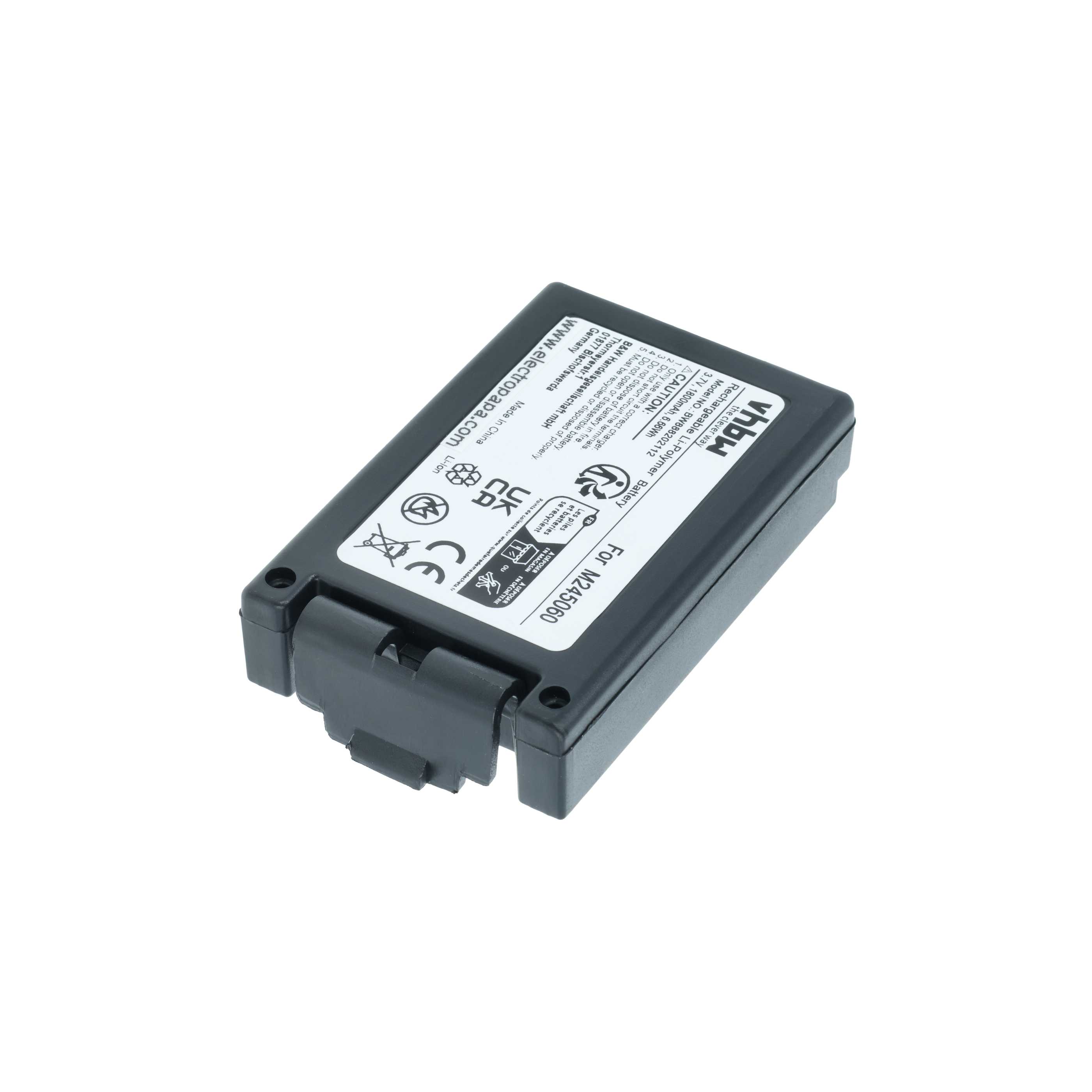 Batería reemplaza Teleradio M245060, 22.381.2, D00004-02 sistema control - 1800mAh 3,7V Li-Polímero