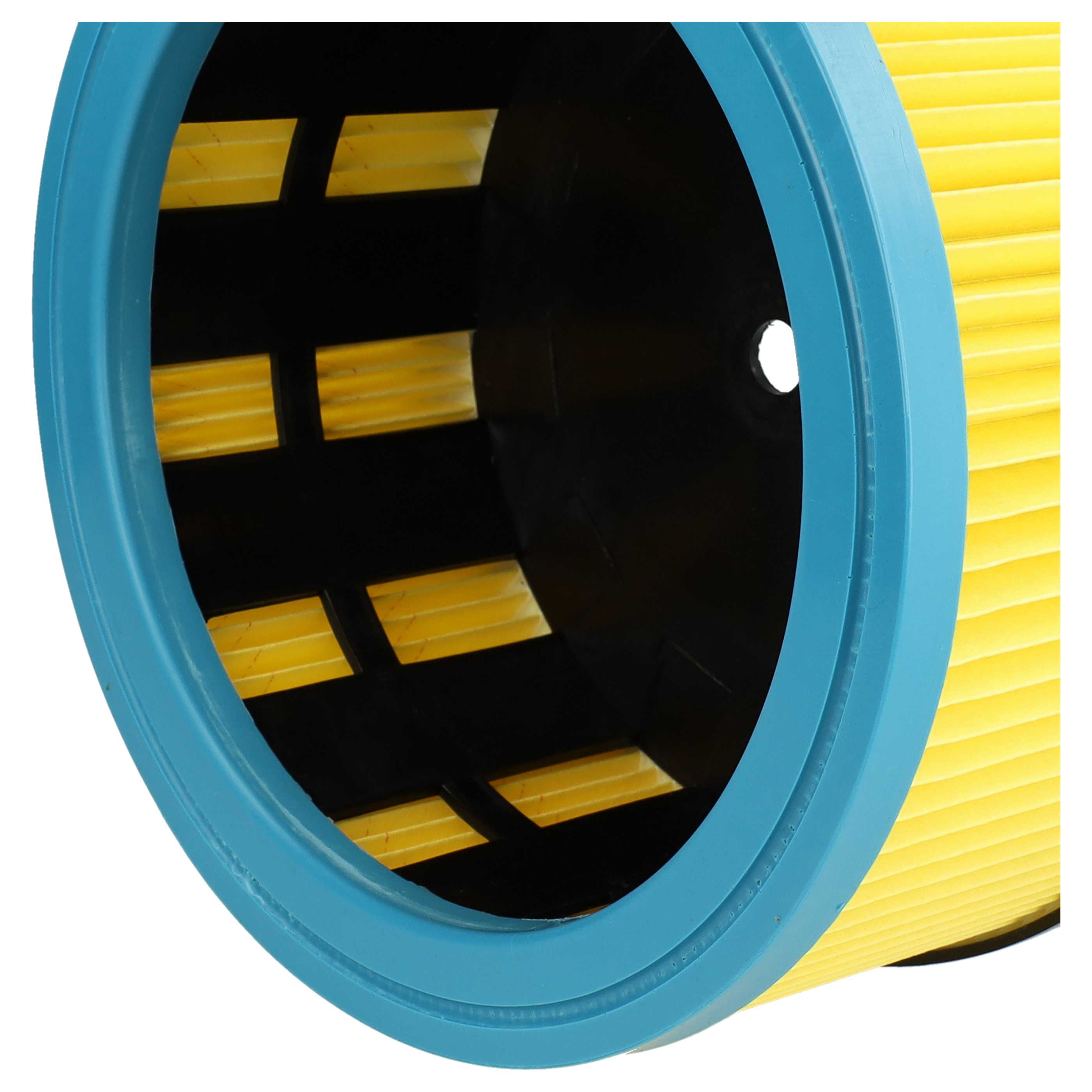 4x Filtercartridge filter replaces Metabo 631753000 for Hitachi Vacuum Cleaner, black / blue / yellow