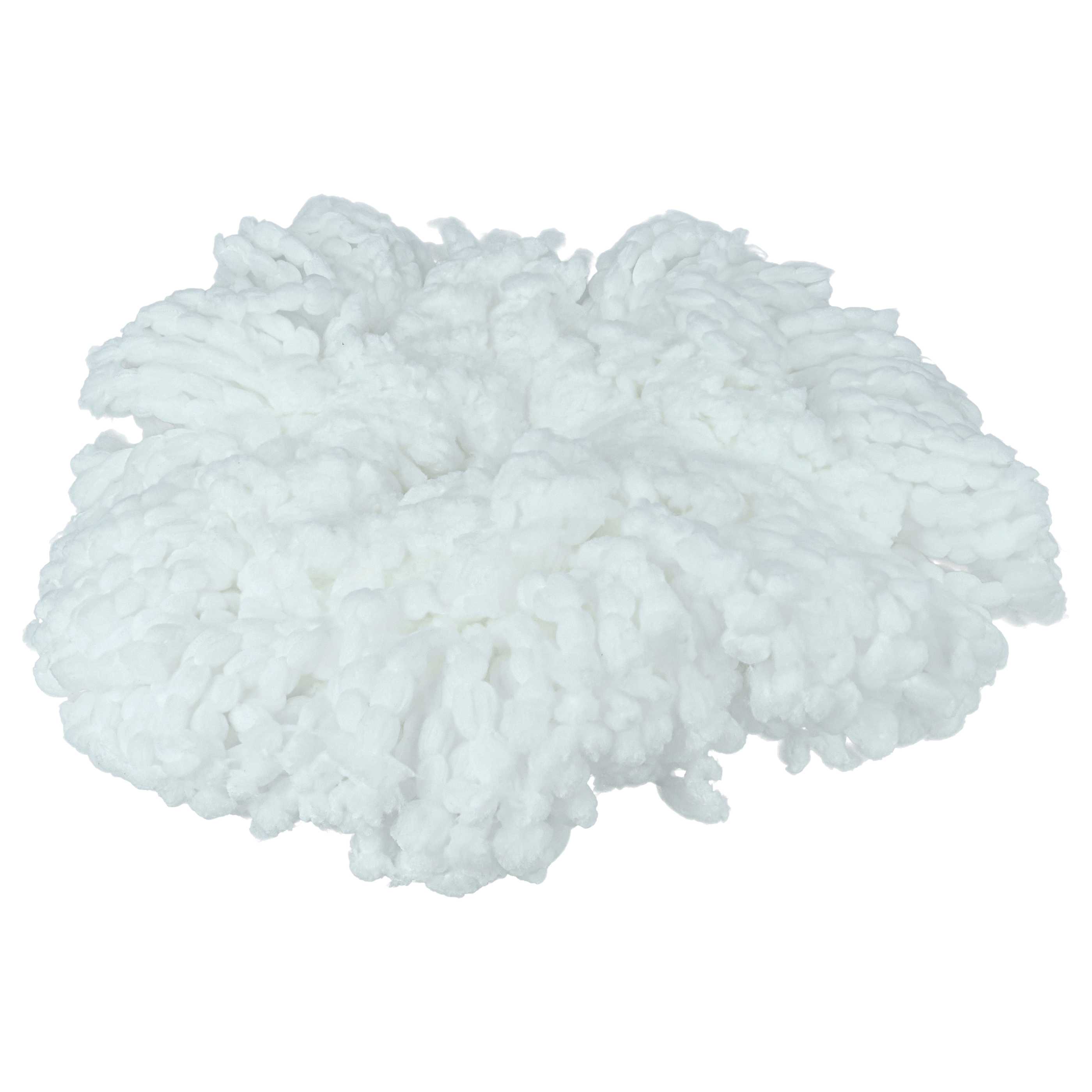 4x Mop Head replaces Vileda 152623 for Vileda Mop - microfibre, black, white