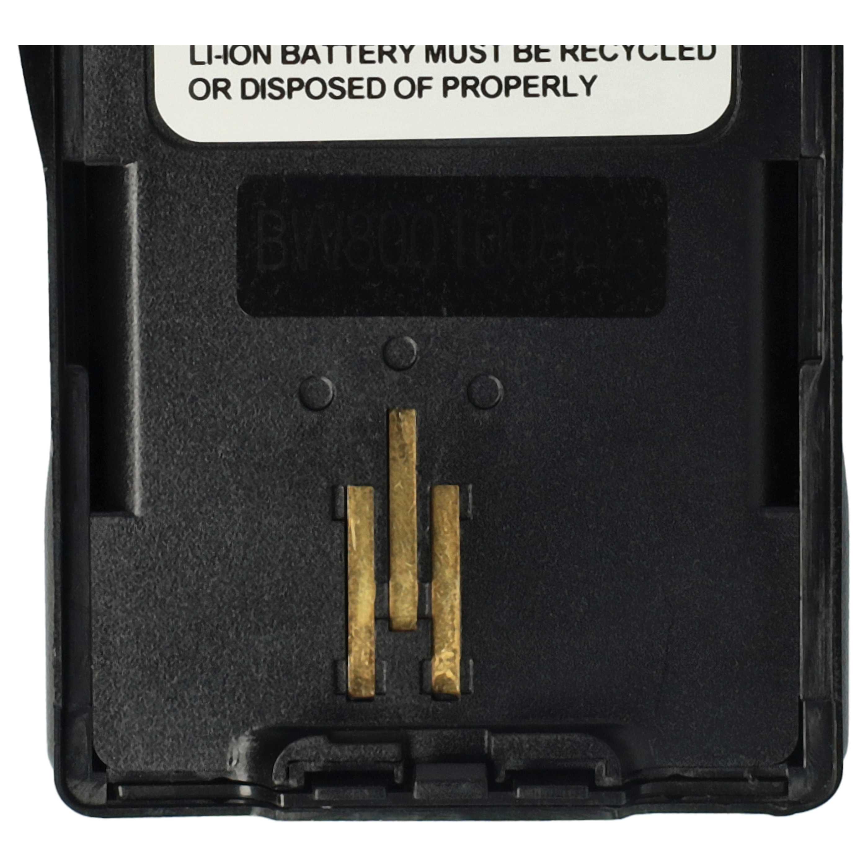 Radio 2x Battery replaces Motorola NTN7396, NTN7395, NTN7394 - 1800 mAh 7.5 V Li-Ion