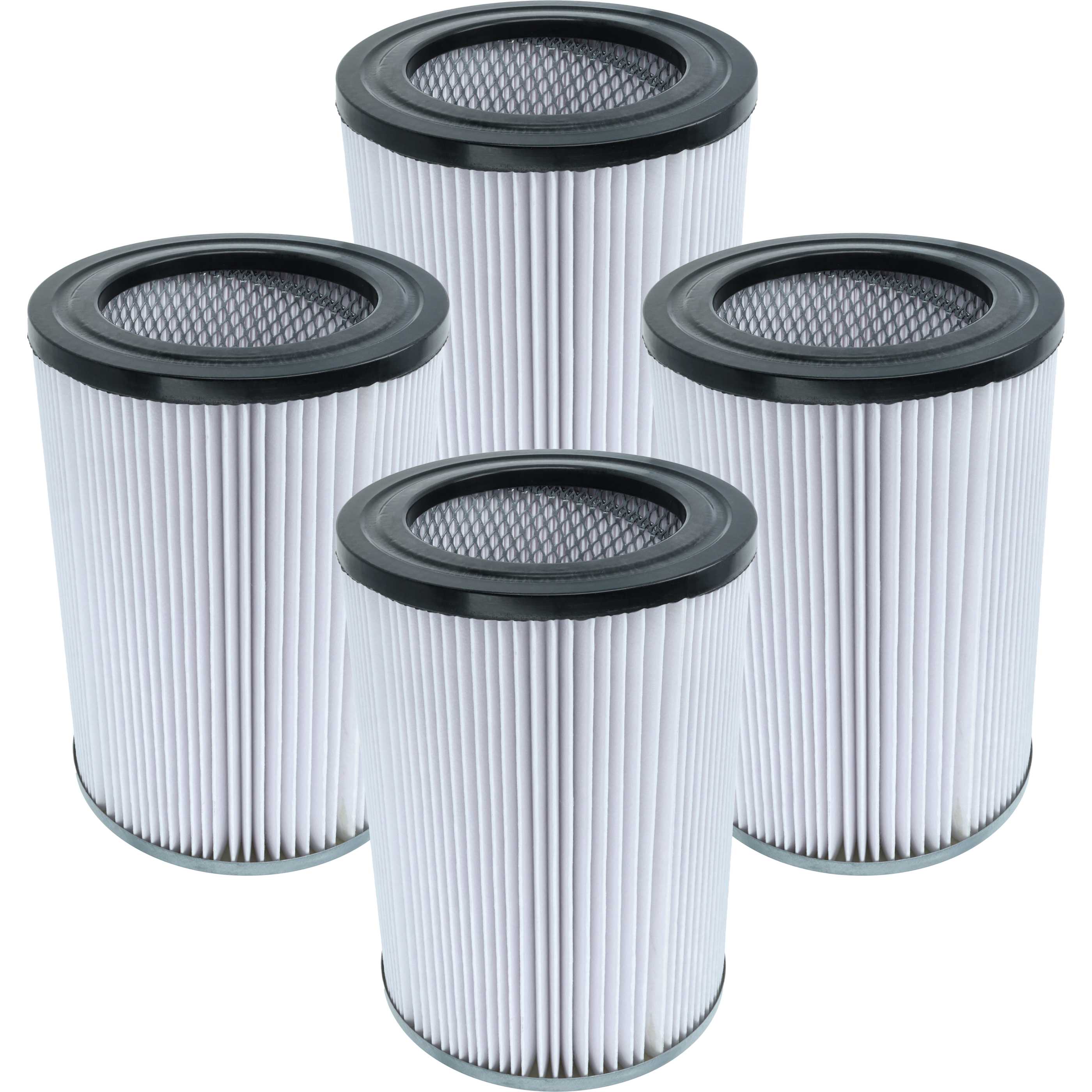 4x Filter replaces Cleancraft 7010335 for Cleancraft Vacuum Cleaner, filter class H14