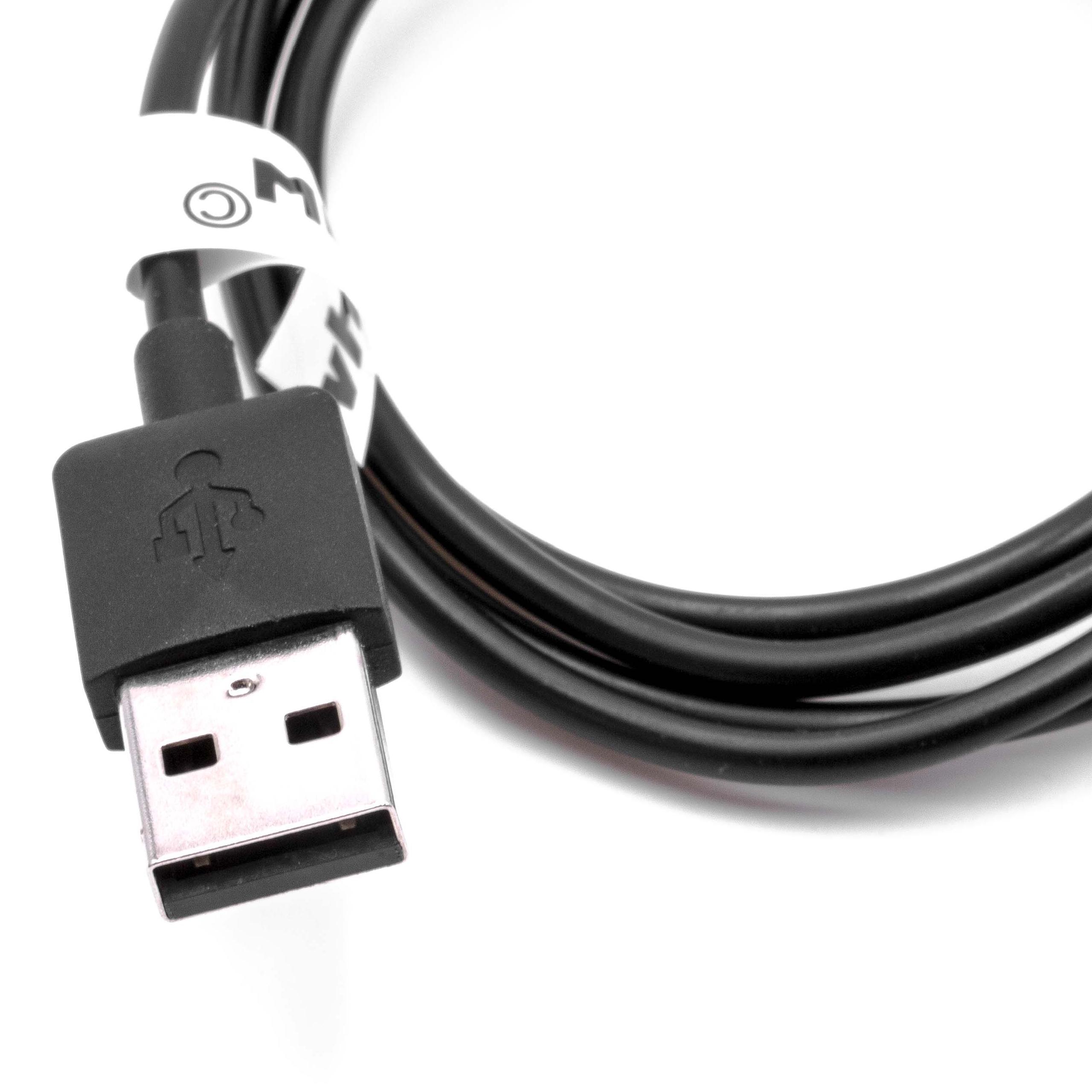Cavo di ricarica USB per smartwatch Garmin Forerunner 205, 305 - nero 95 cm