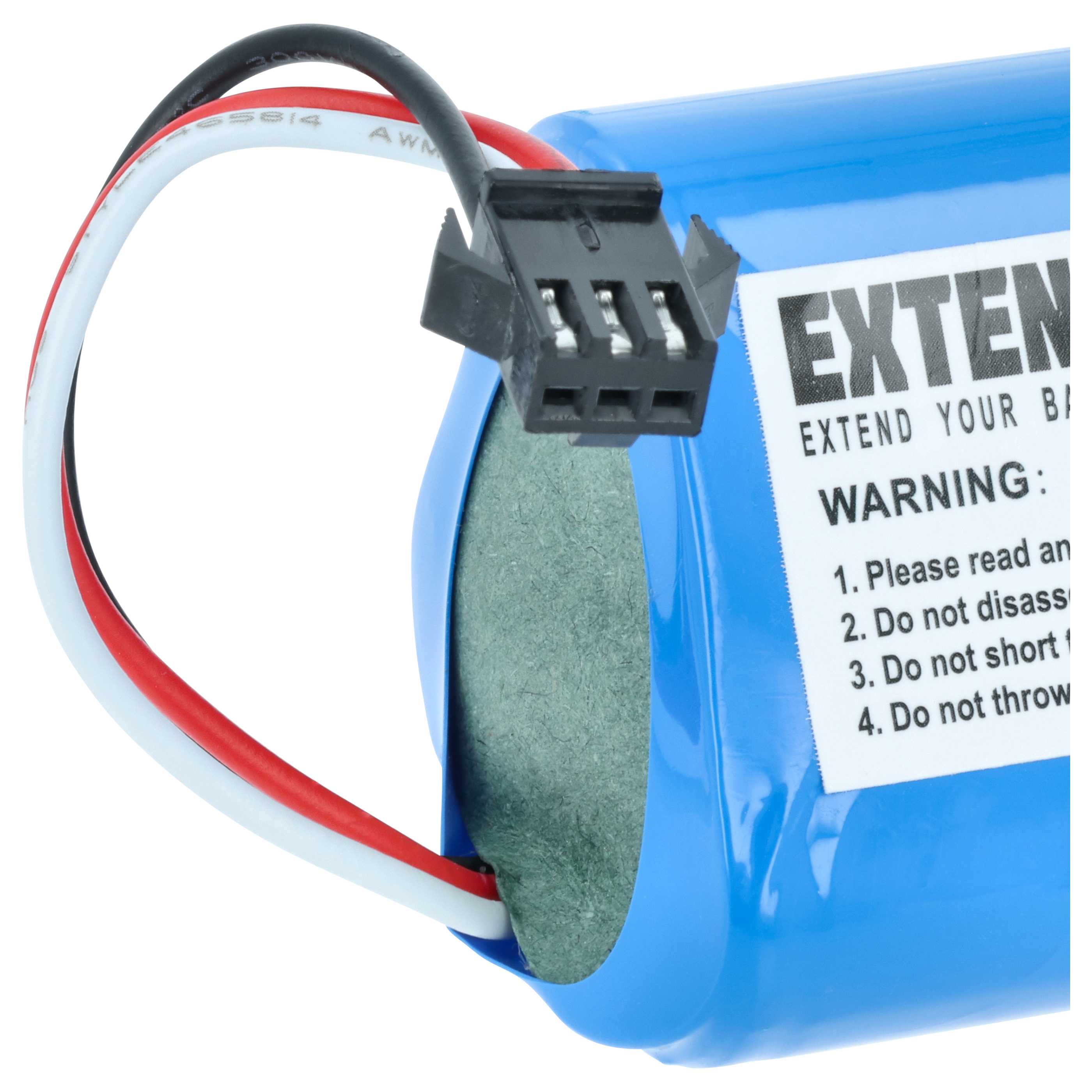 Battery replaces Ecovacs ZJ1450, DA60-Darfon for Ecovacs 3400mAh, 10.8V, Li-Ion