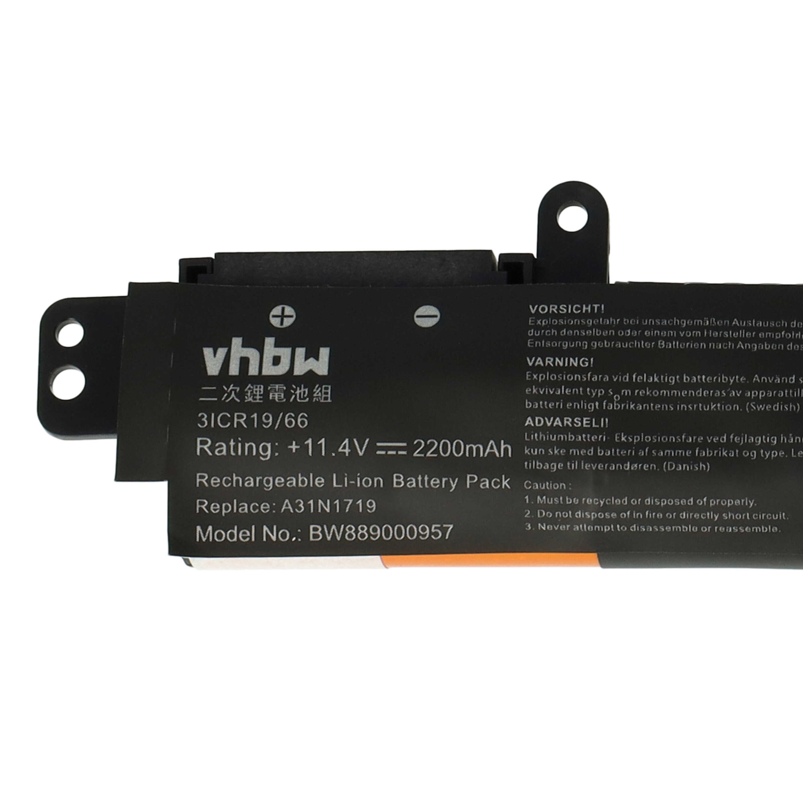 Akumulator do laptopa zamiennik Asus A31L04Q, 0B110-00520500, 0B110-00520200 - 2200 mAh 11,4 V Li-Ion