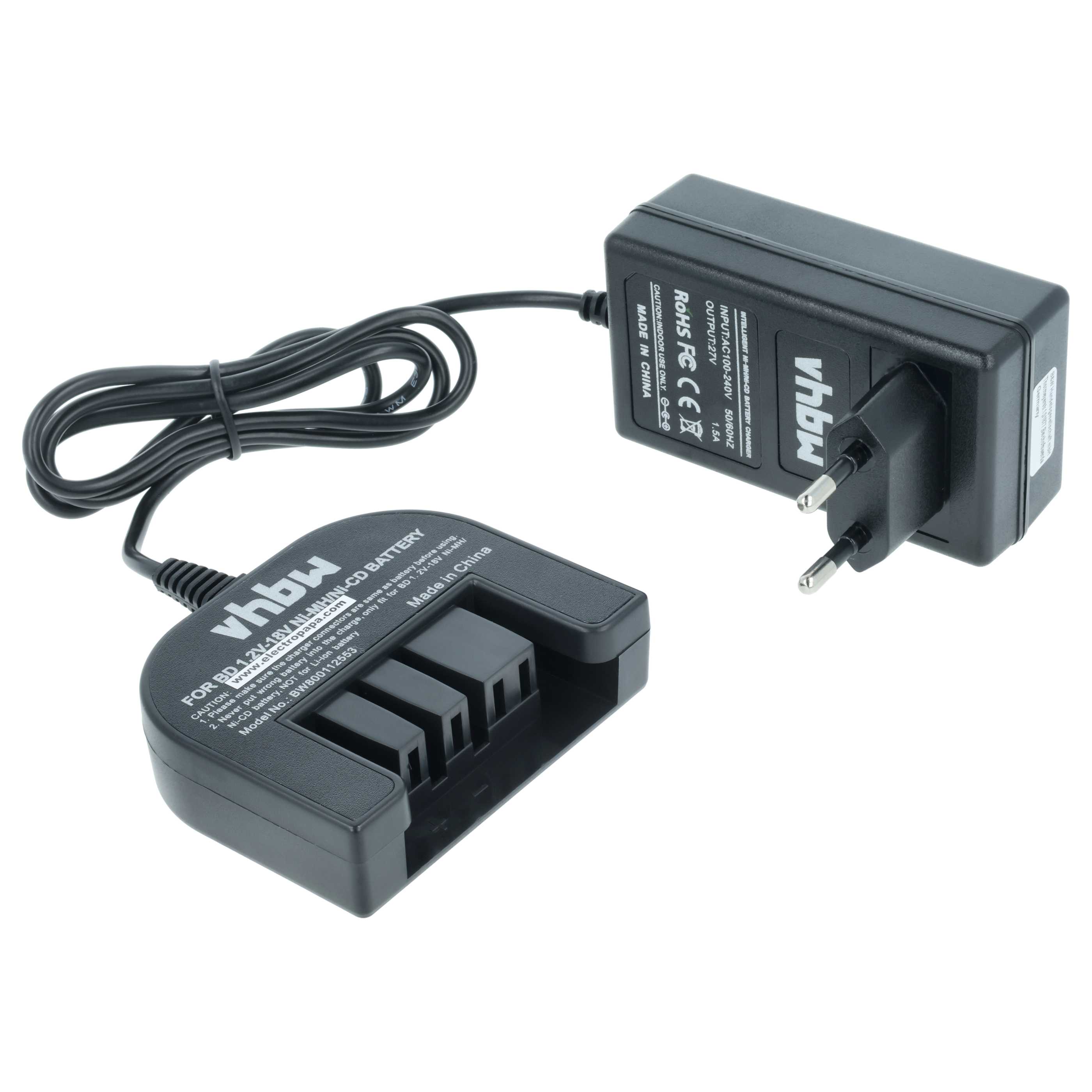 Chargeur pour batterie d'outil électrique Black & Decker Firestorm BDG14SF-2 - Ni-Cd, NiMH, 1,0A
