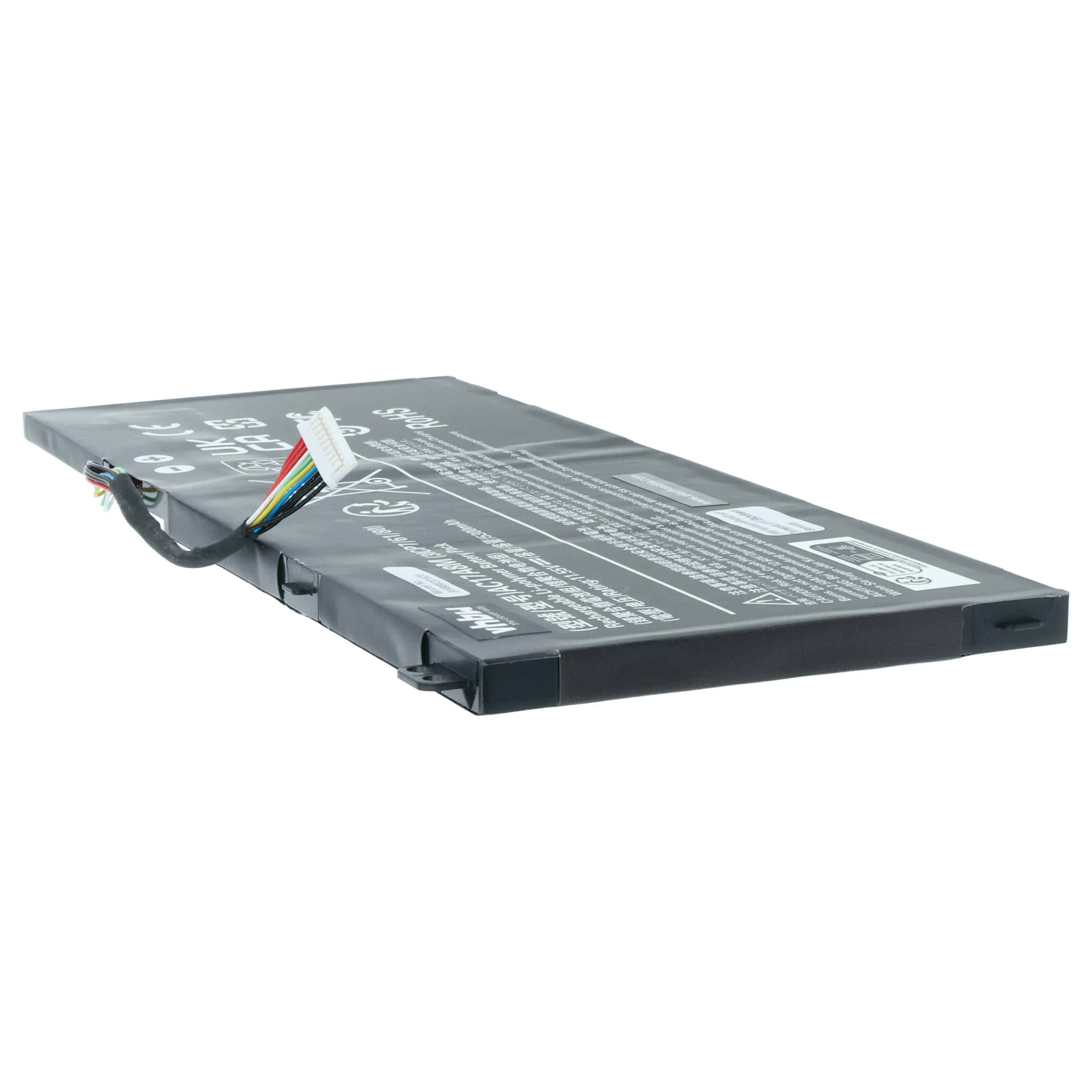 Akumulator do laptopa zamiennik Acer 3ICP7/61/80, AC17A8M - 5300 mAh 11,55 V Li-Ion, czarny