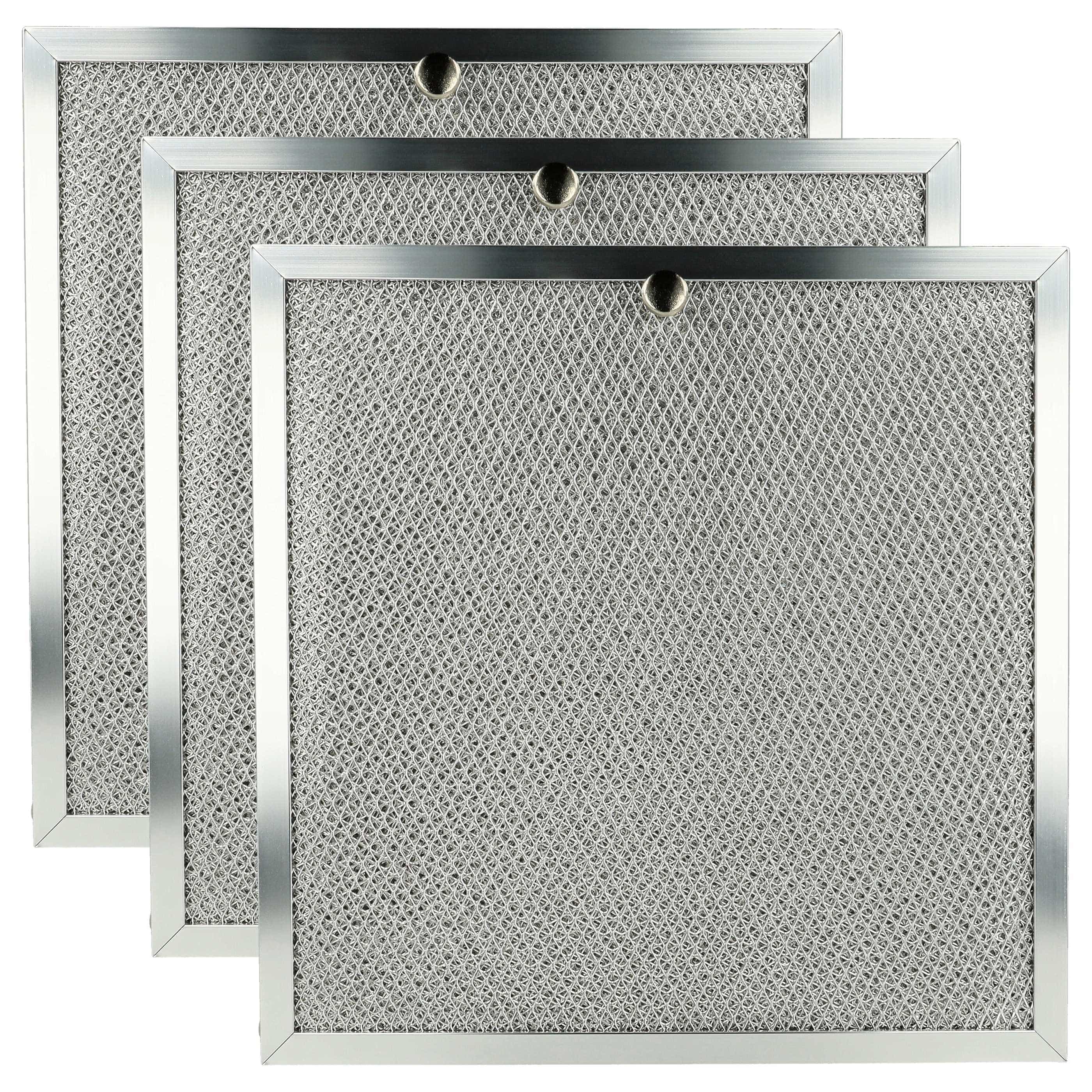 3x Filtres métal remplace Miele 8259070 pour hotte aspirante