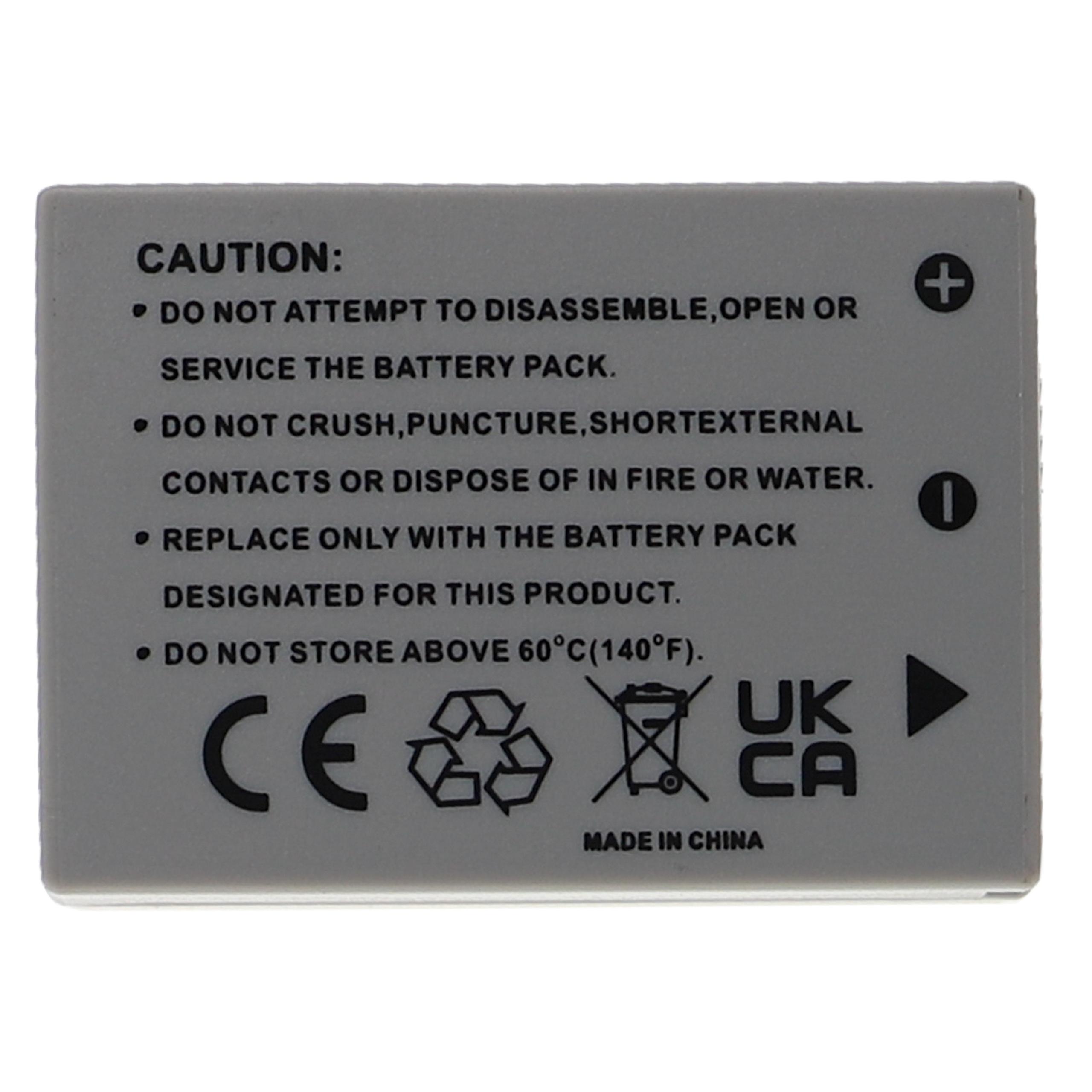 Battery Replacement for Canon NB-7L - 1000mAh, 7.4V, Li-Ion