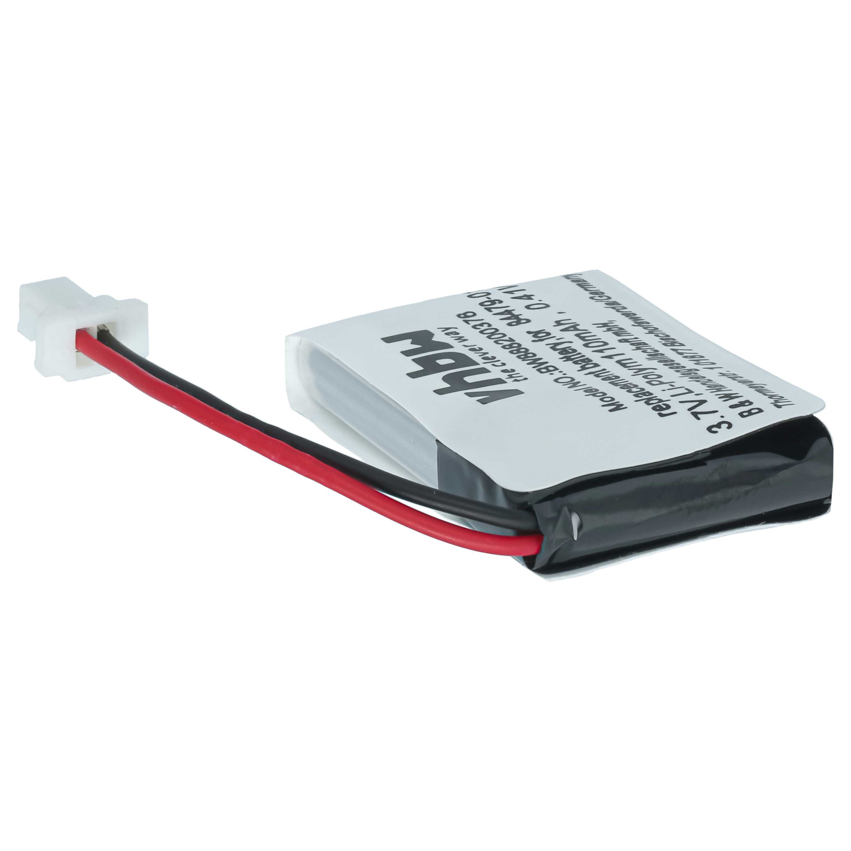 Batterie remplace Plantronics 84479-01, 86180-01 casque audio Plantronics - 110mAh 3,7V Li-polymère