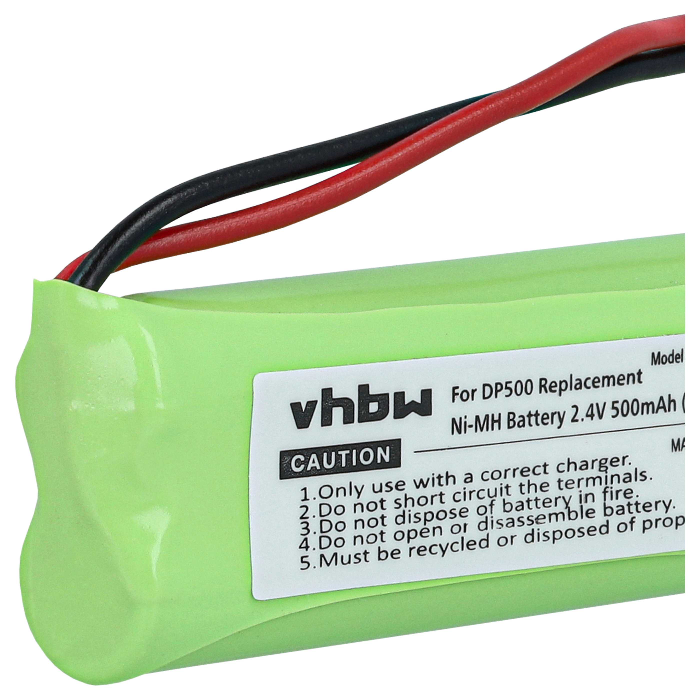 3x Akumulator do telefonu stacjonarnego Binatone zamiennik GPHC05RN01, GP1010 - 500 mAh 2,4 V NiMH