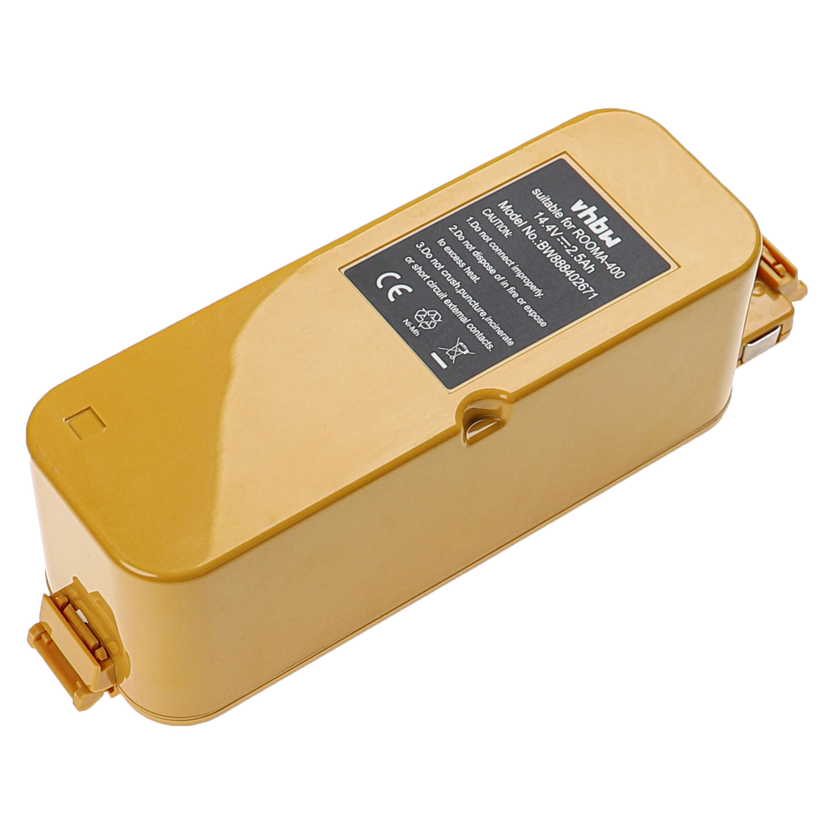 Akumulator do robota zamiennik 17373, APS 4905, NC-3493-919, 11700 - 2500 mAh 14,4 V NiMH, żółty