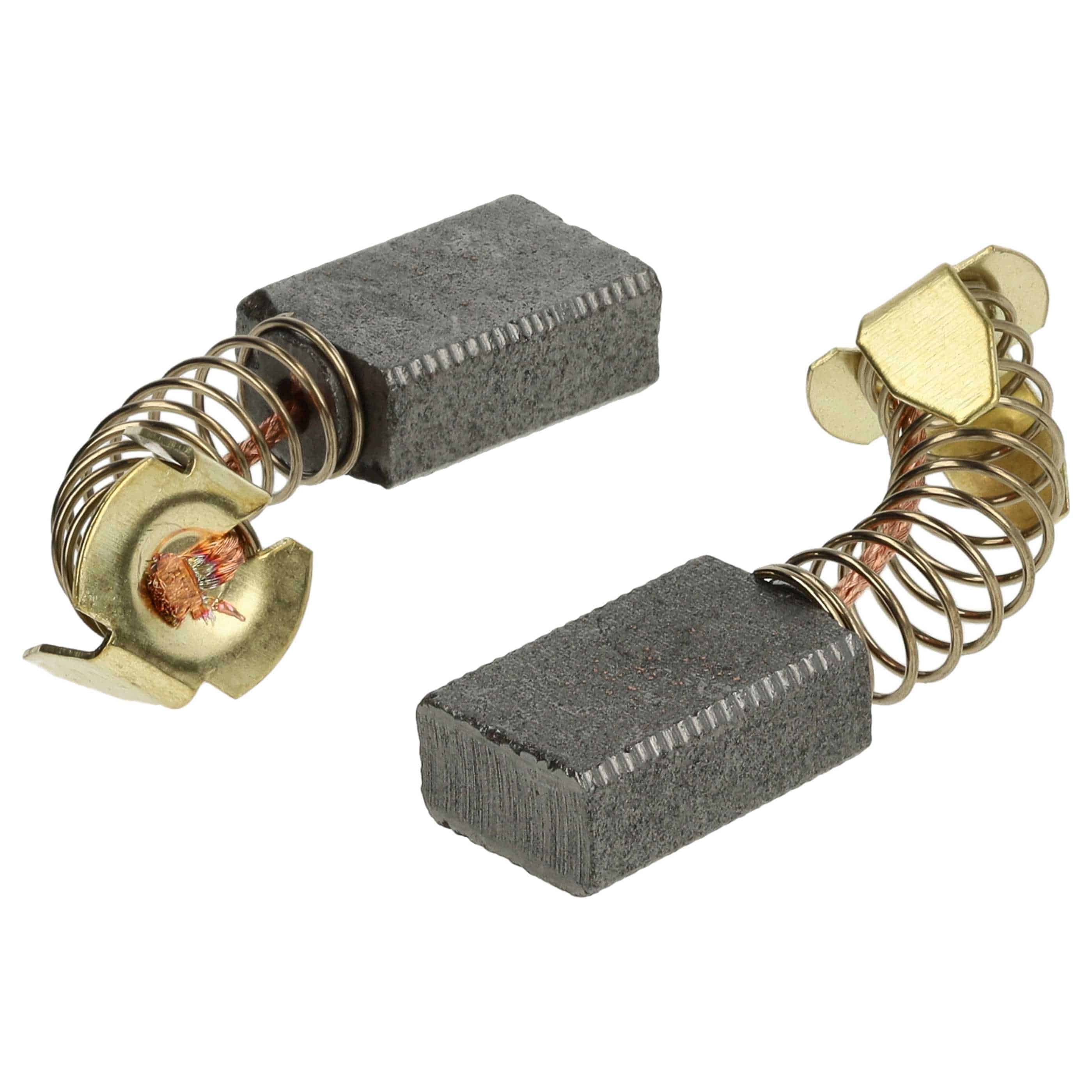 2x Spazzola carbone come Makita 643101-7, 181032-7, CB-101 per lavatrici, utensili - 6 x 10 x 15mm