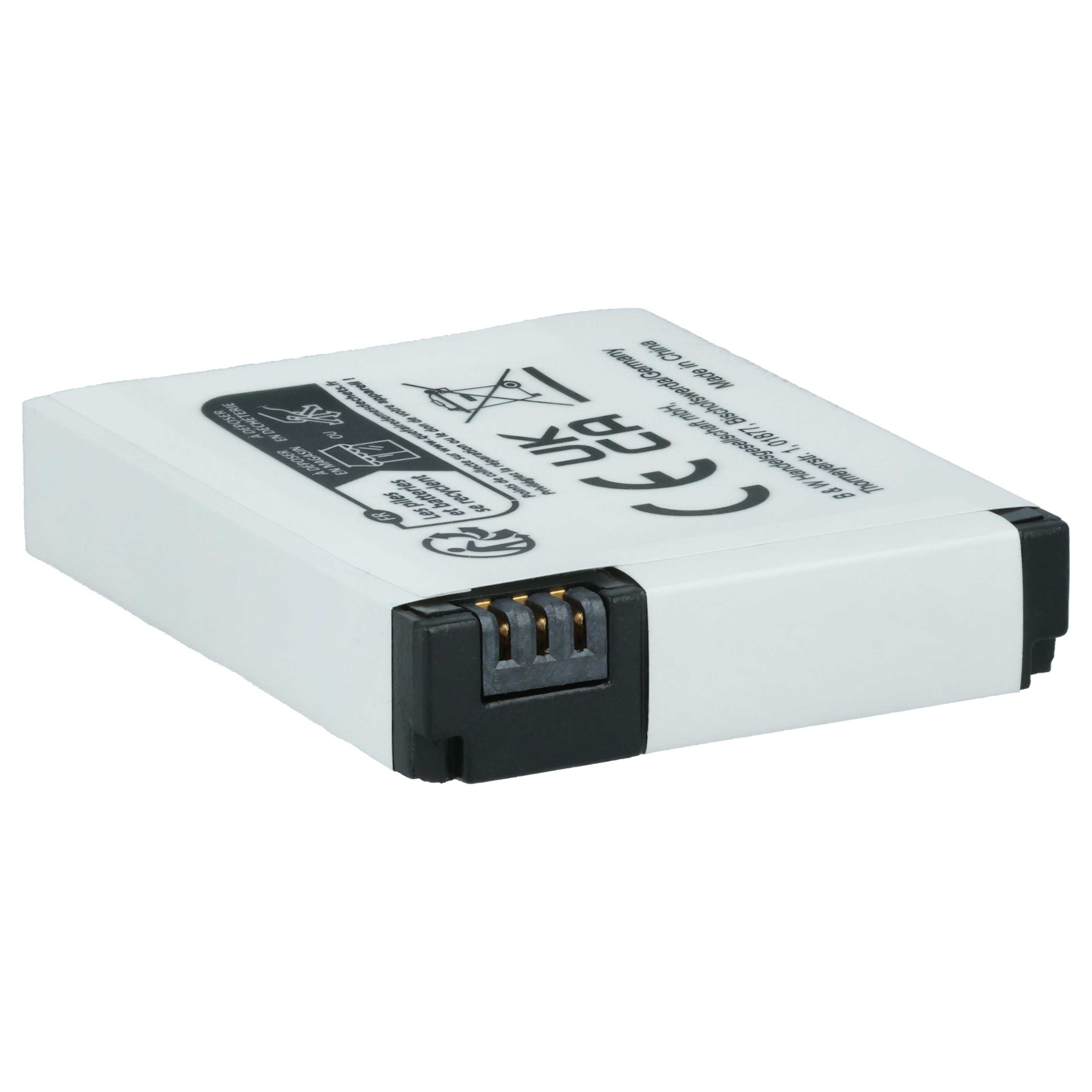 Videocamera Battery replaces GoPro ABPAK-001, AHDBT-002, AHDBT-001 - 1100 mAh 3.7 V Li-Ion