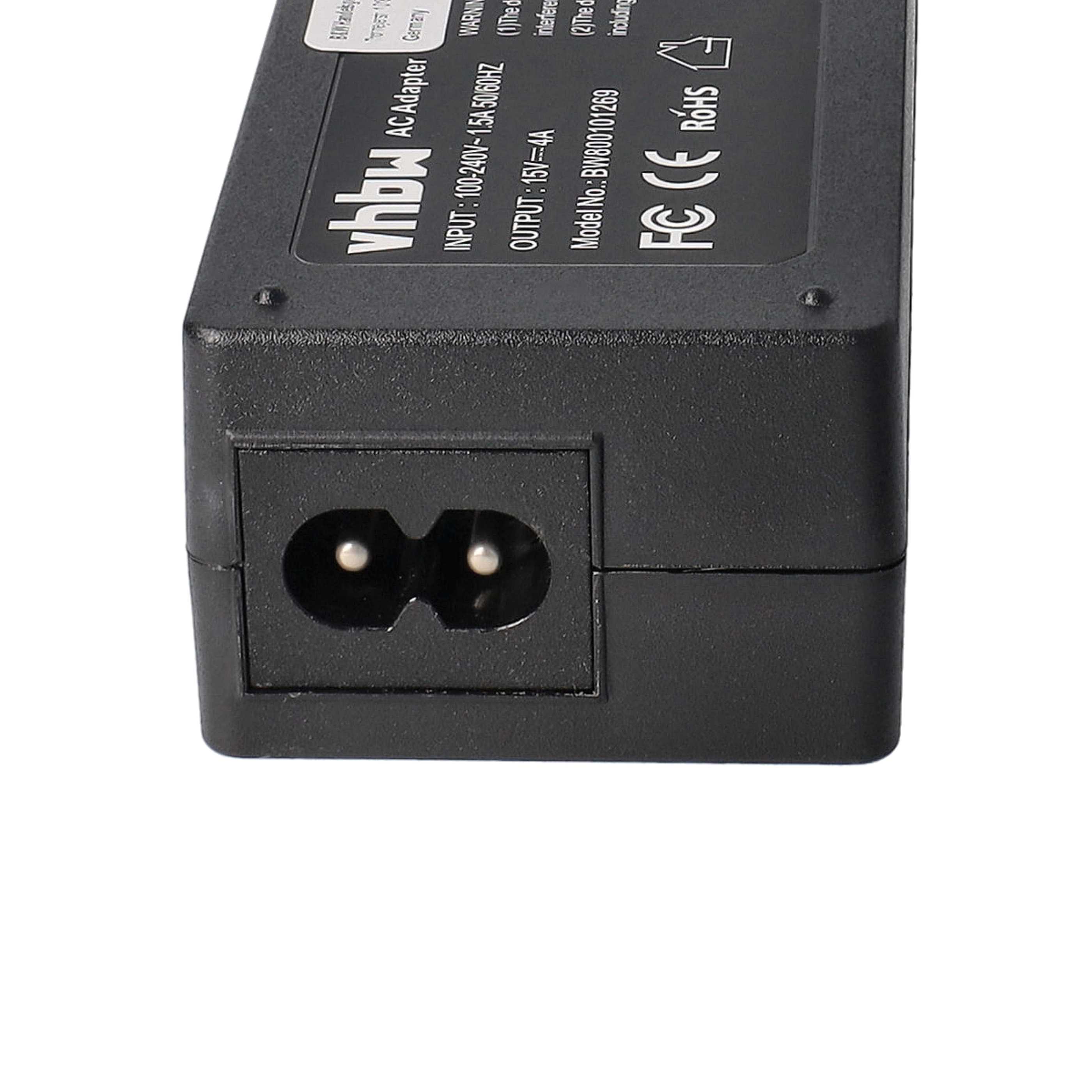Mains Power Adapter replaces Toshiba PA2444U for ToshibaNotebook, 60 W
