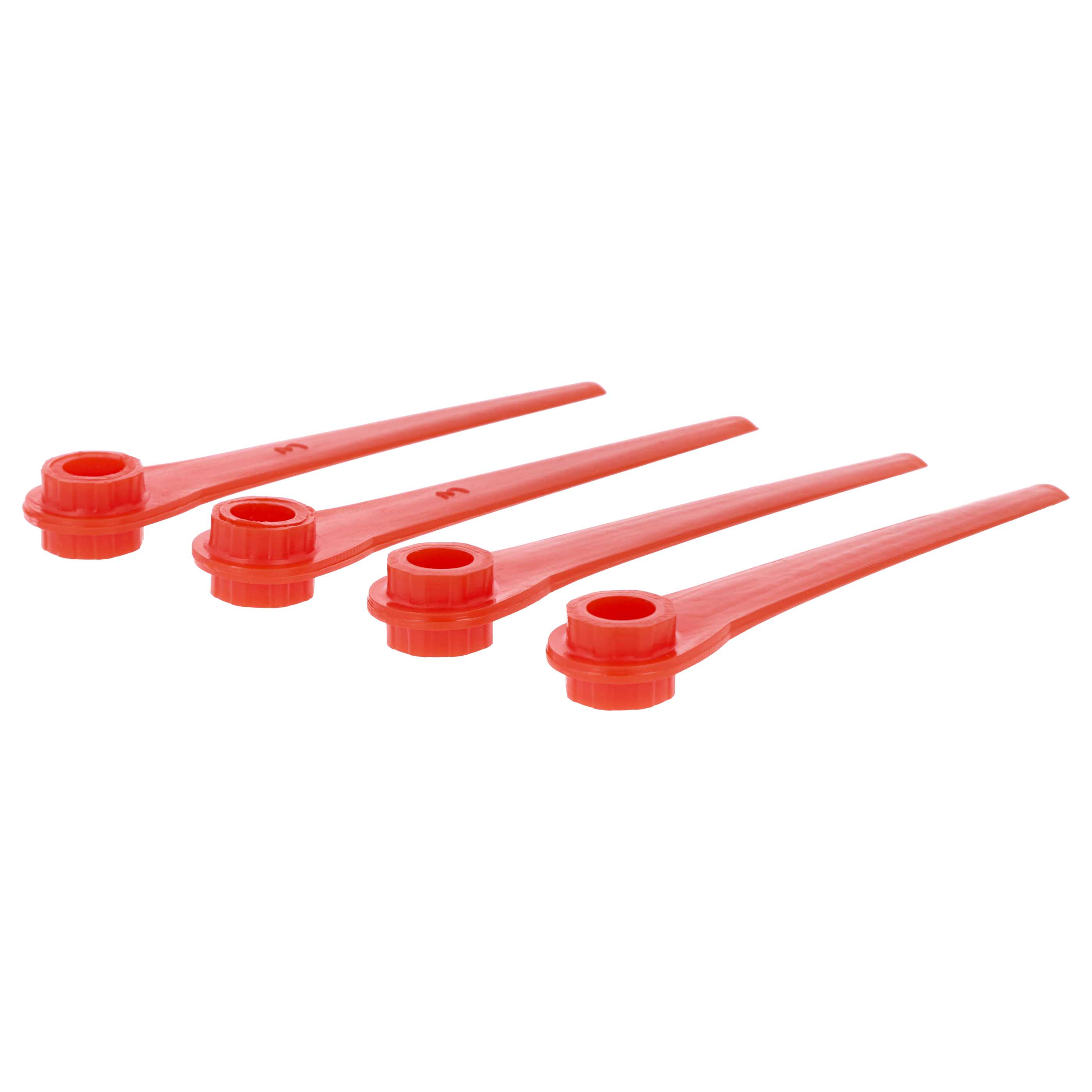 10x Lama sostituisce Gardena 05368-20, RotorCut 5368-20, 4078500536806 per tagliaerba - rosso, plastica
