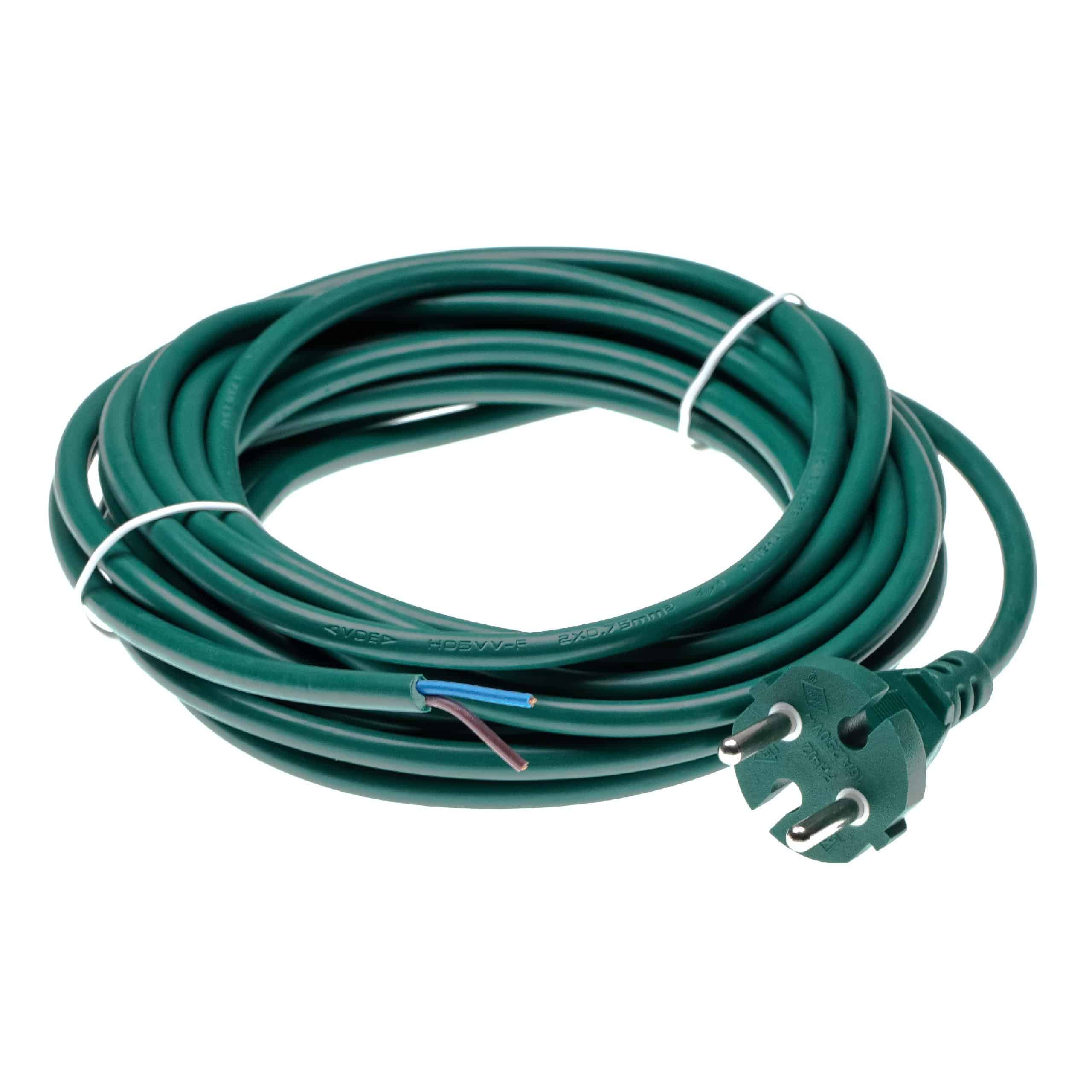 Power Cable suitable for Vorwerk Kobold 118 Vacuum Cleaner etc. - 7 m Cable 2000 W