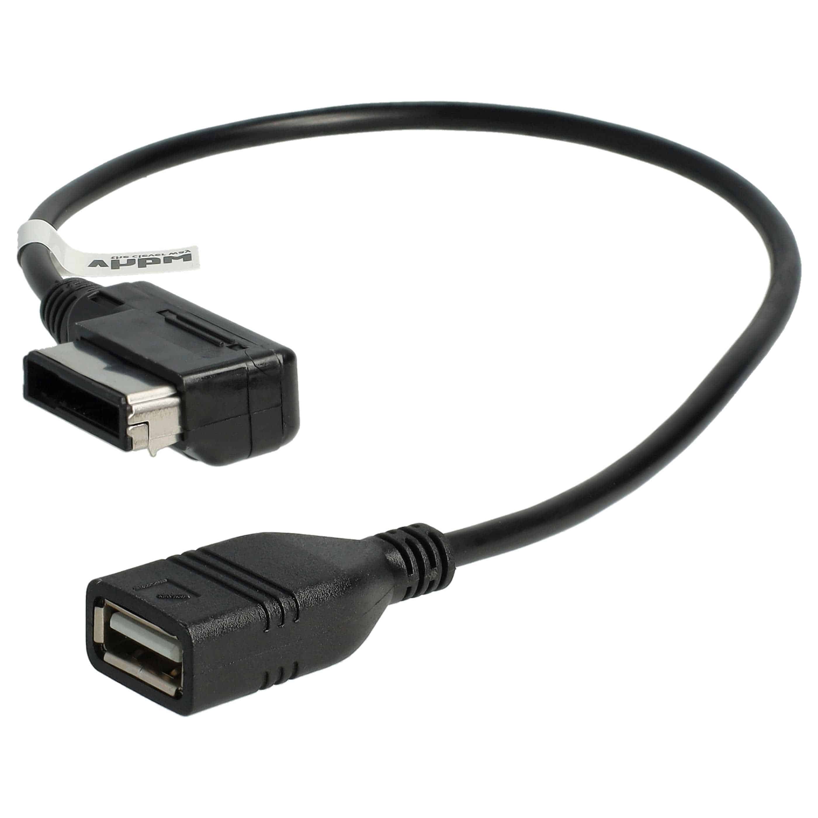 Câble audio pour auto, voiture Audi et autres - USB, 37,1 cm