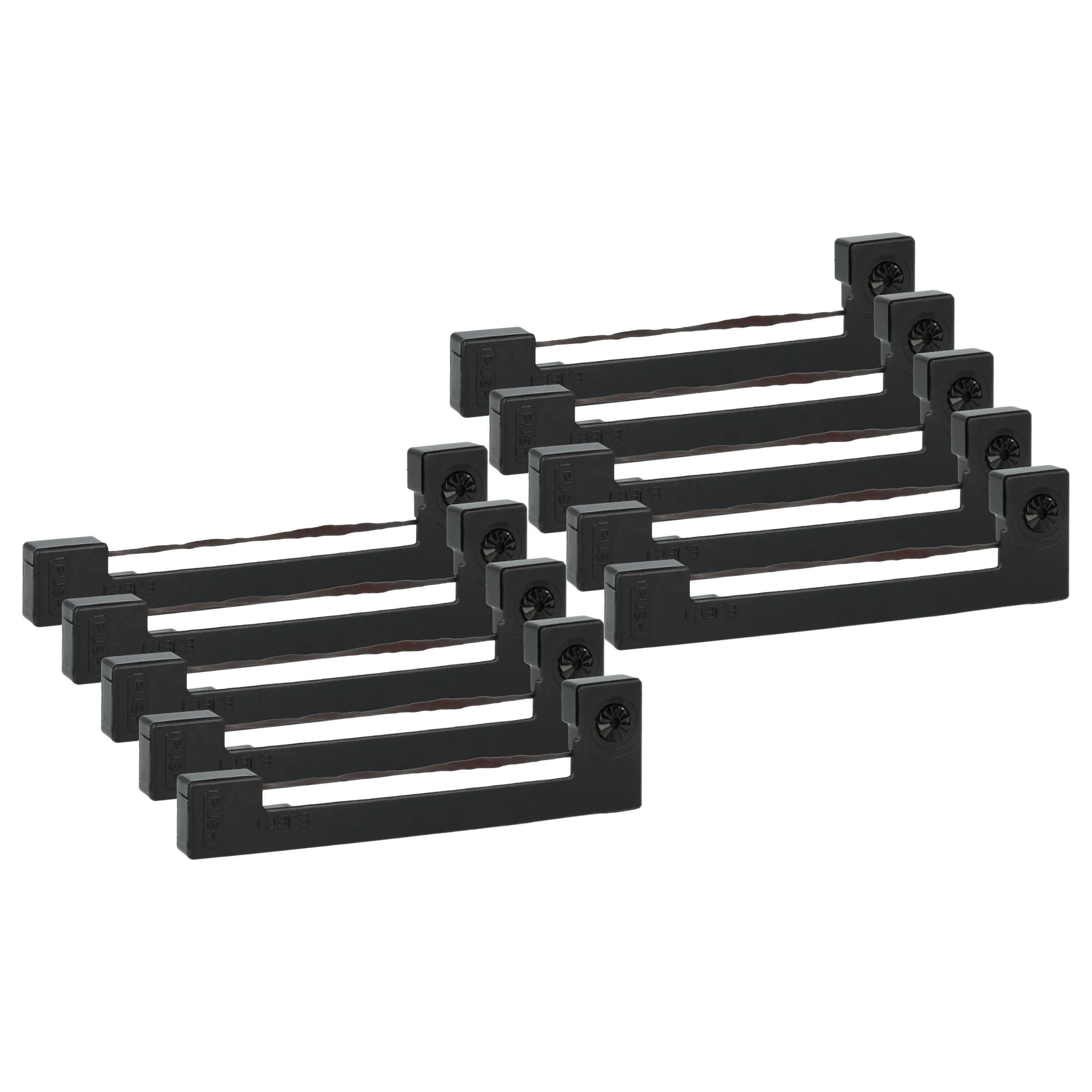 10x Farbband / Nylonband violett, passend für Epson wie ERC-09 u.a.