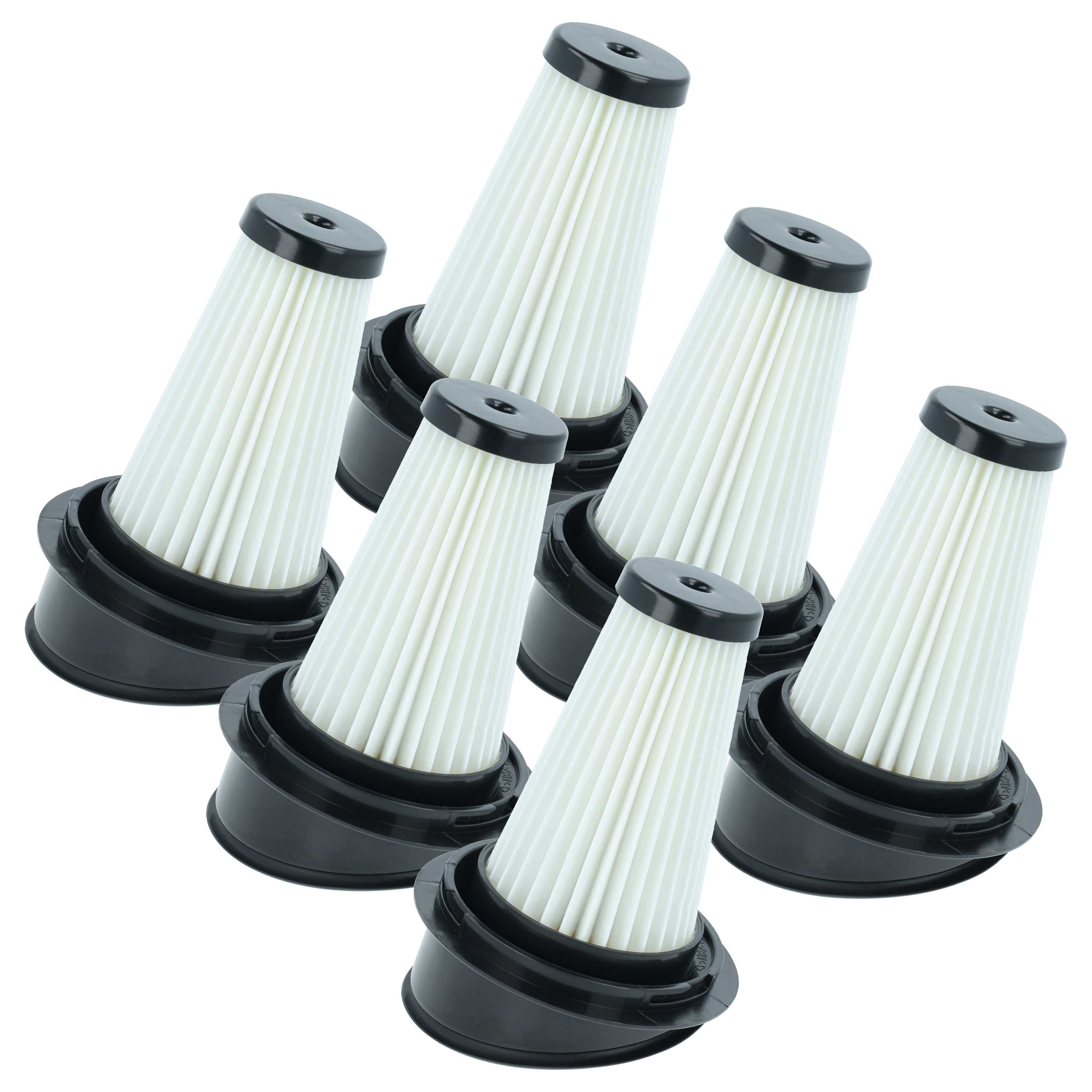 6x Filter replaces Arcelik C00884722, 9178013673 for Grundig Vacuum Cleaner, filter class H11